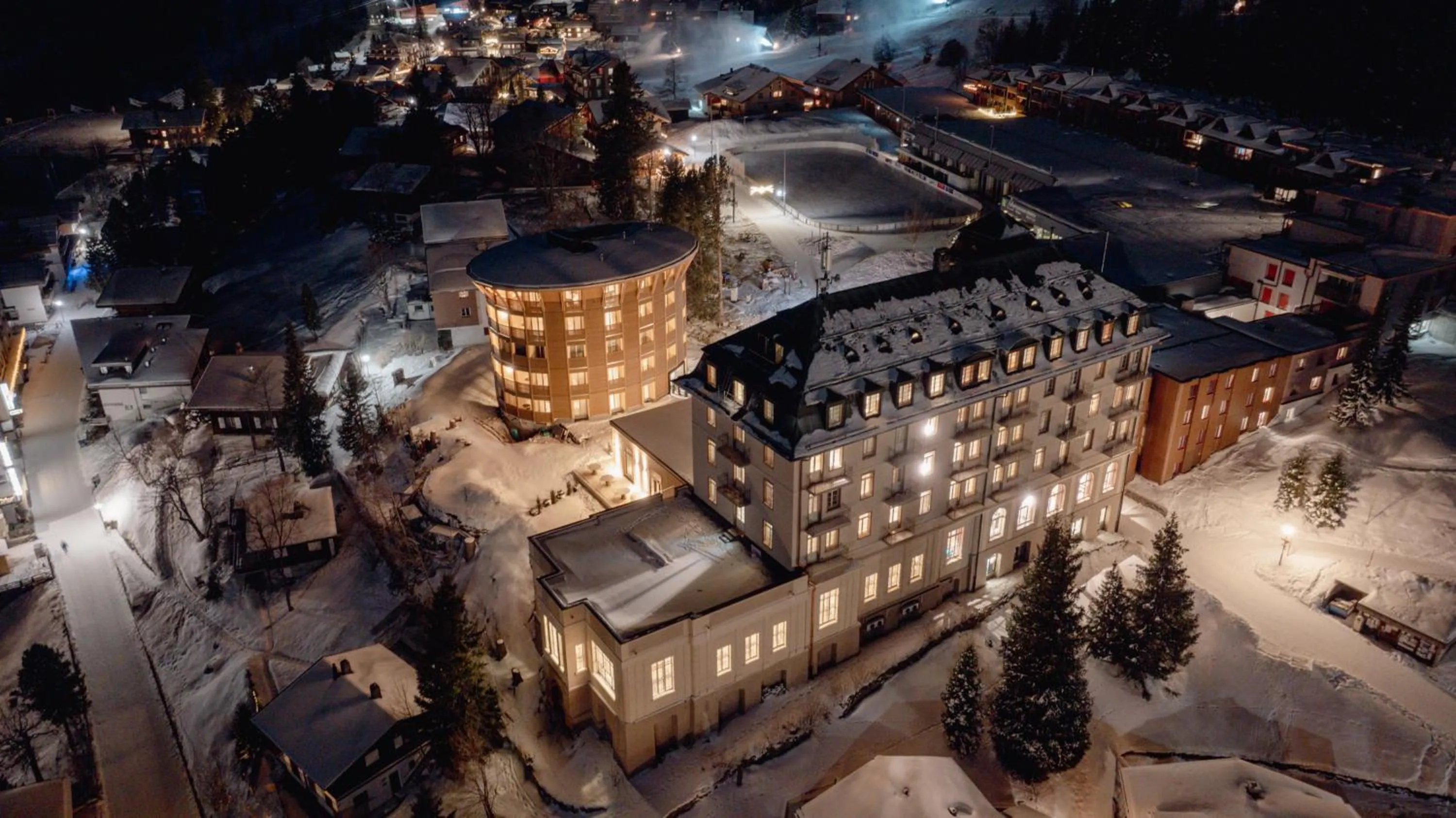 Property building in Hotel Mürren Palace