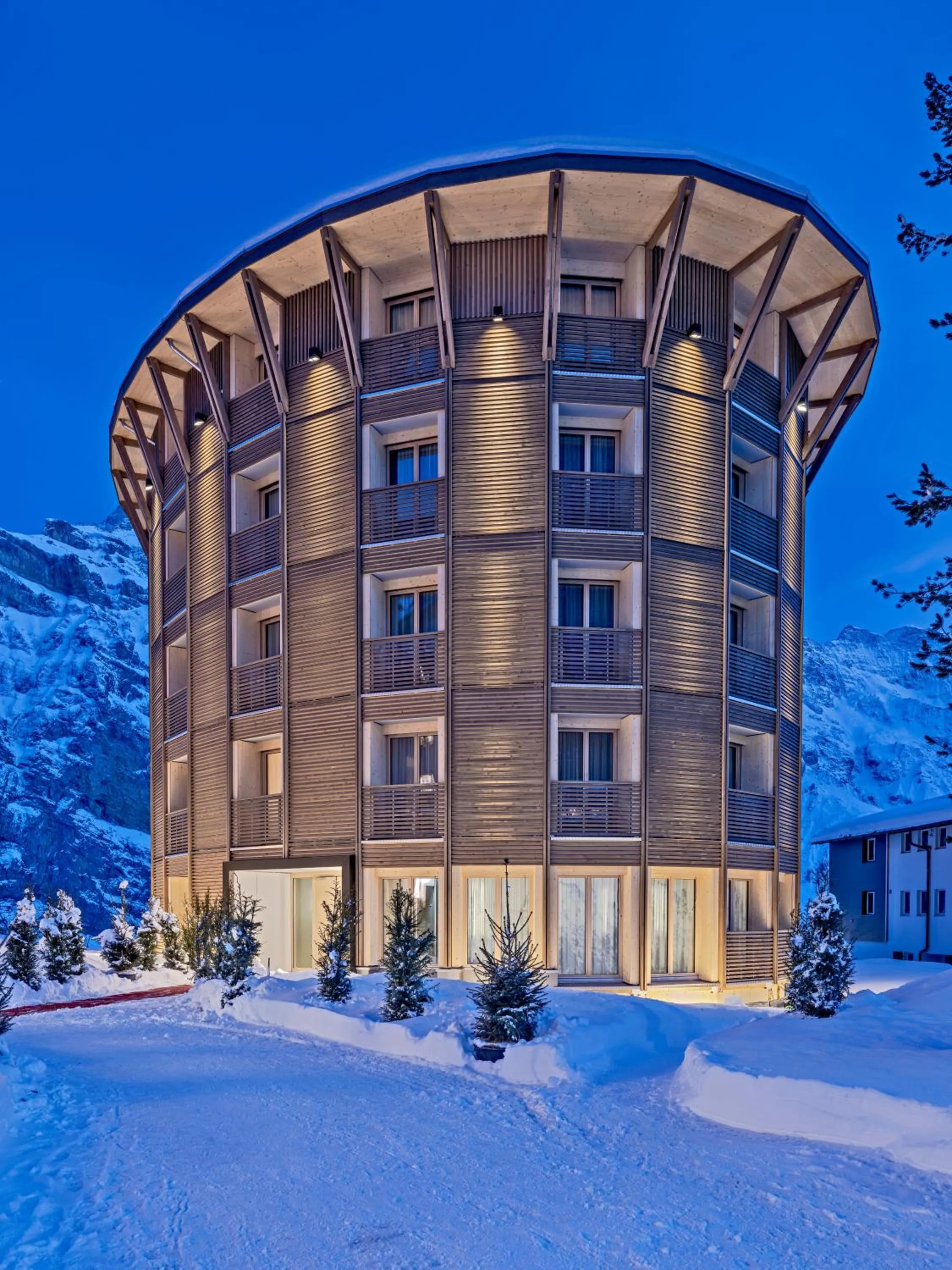 Property building in Hotel Mürren Palace
