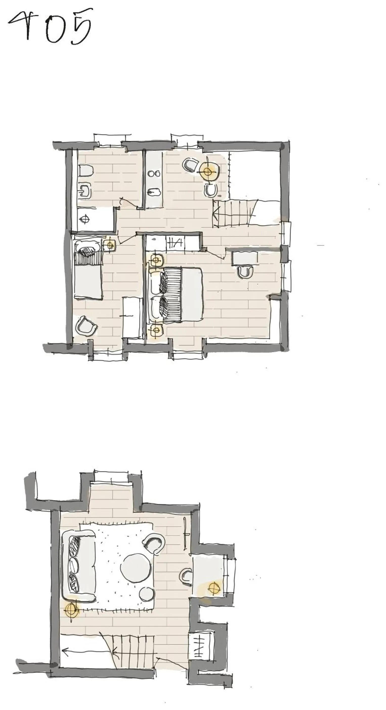 Floor plan in Hotel Mürren Palace