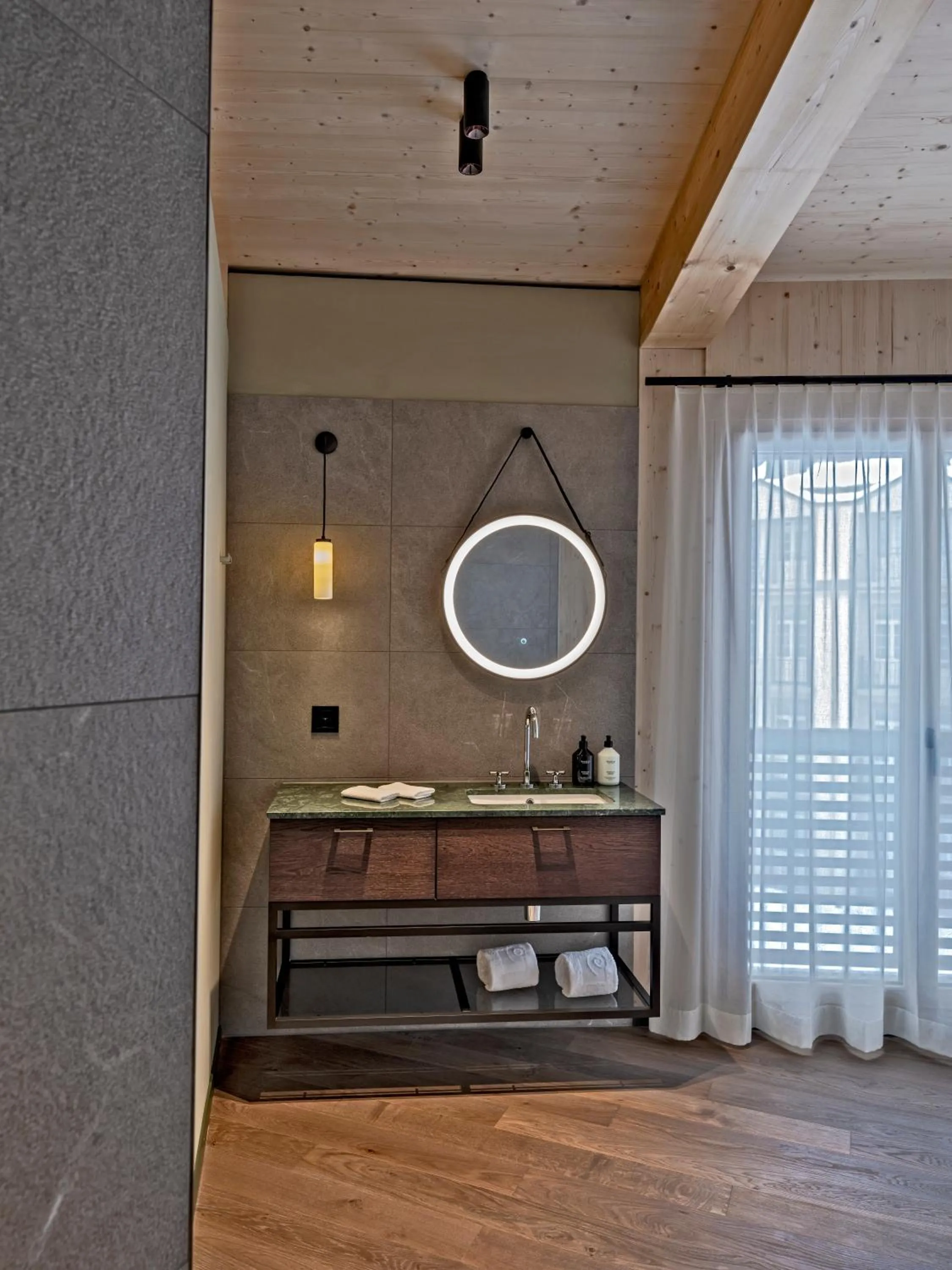 Bathroom in Hotel Mürren Palace