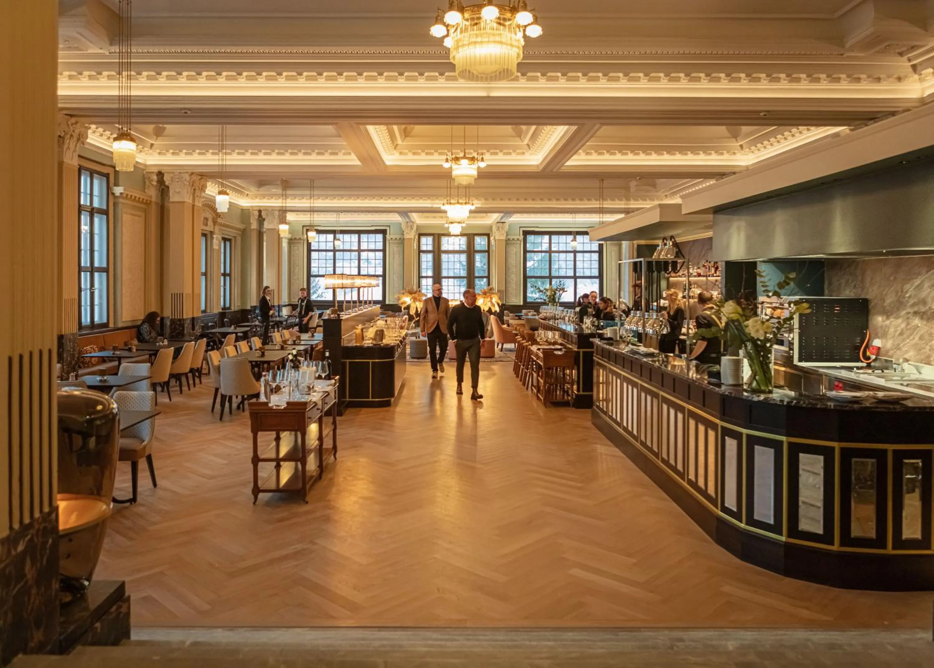 Restaurant/places to eat in Hotel Mürren Palace