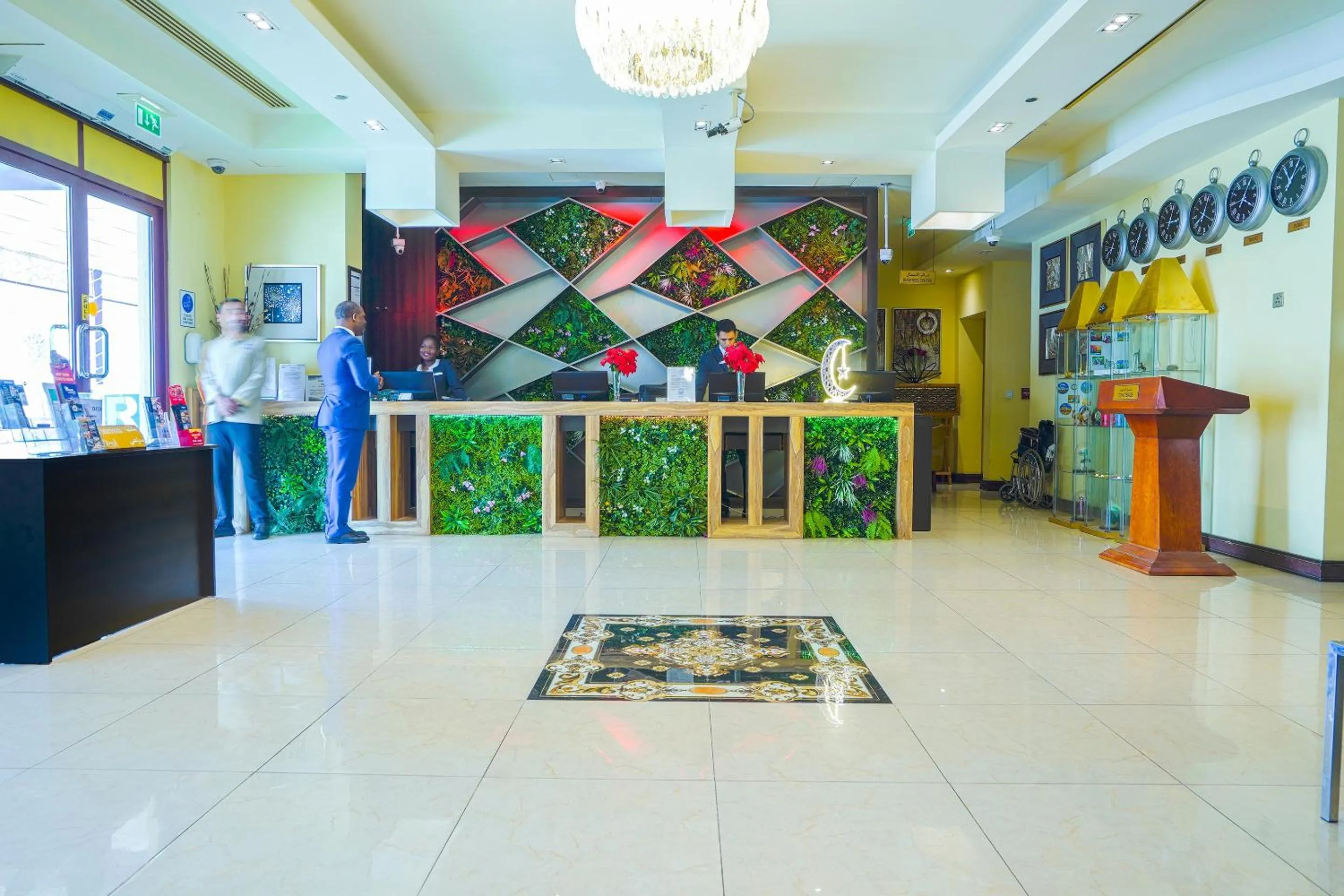 Lobby or reception in Palette Royal Reflections Hotel and Spa Dubai