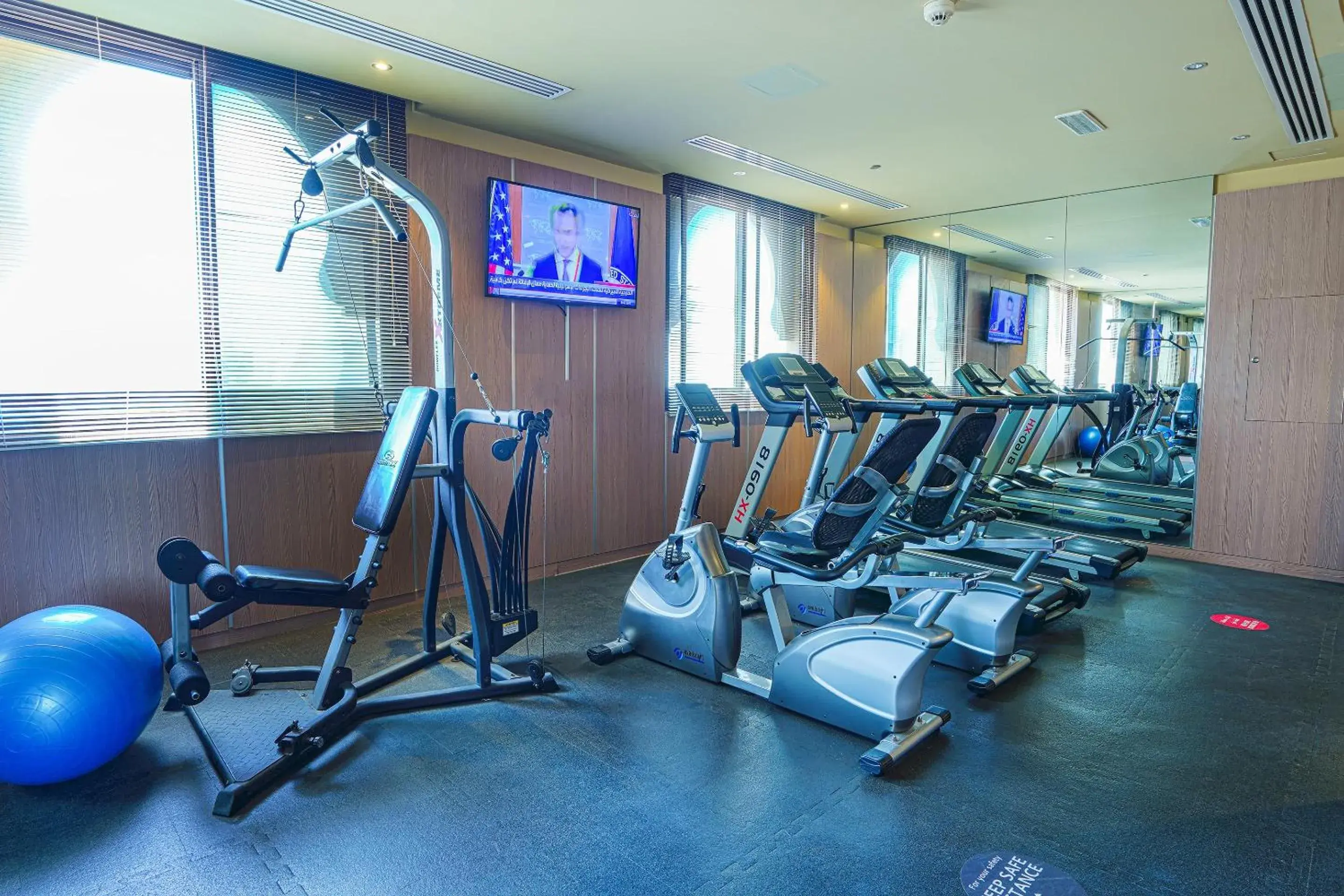 Fitness centre/facilities in Palette Royal Reflections Hotel and Spa Dubai Fitness centre/facilities in Palette Royal Reflections Hotel and Spa Dubai