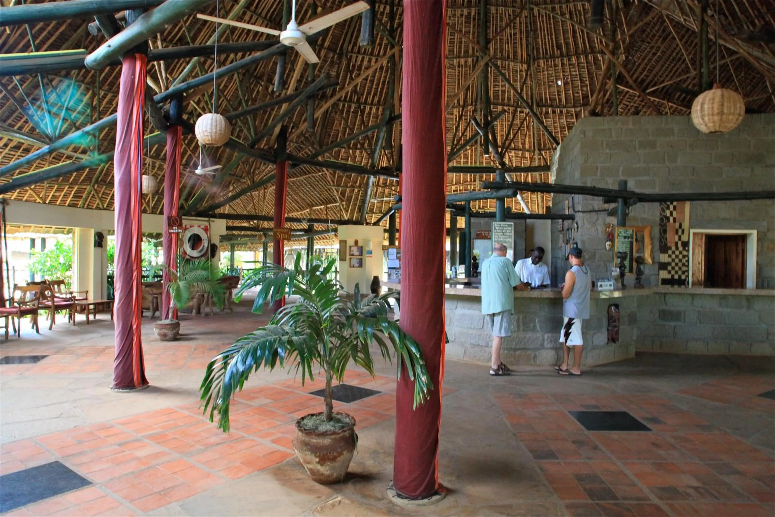 People in Voi Wildlife Lodge