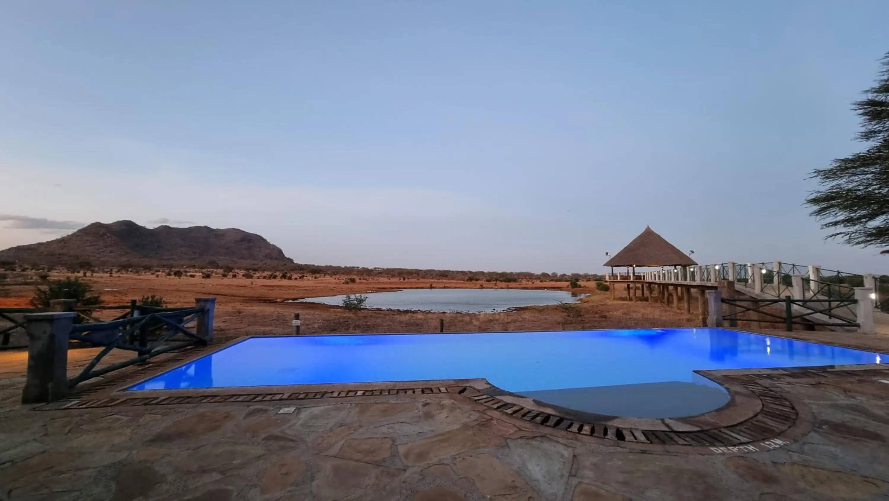 Swimming Pool in Voi Wildlife Lodge
