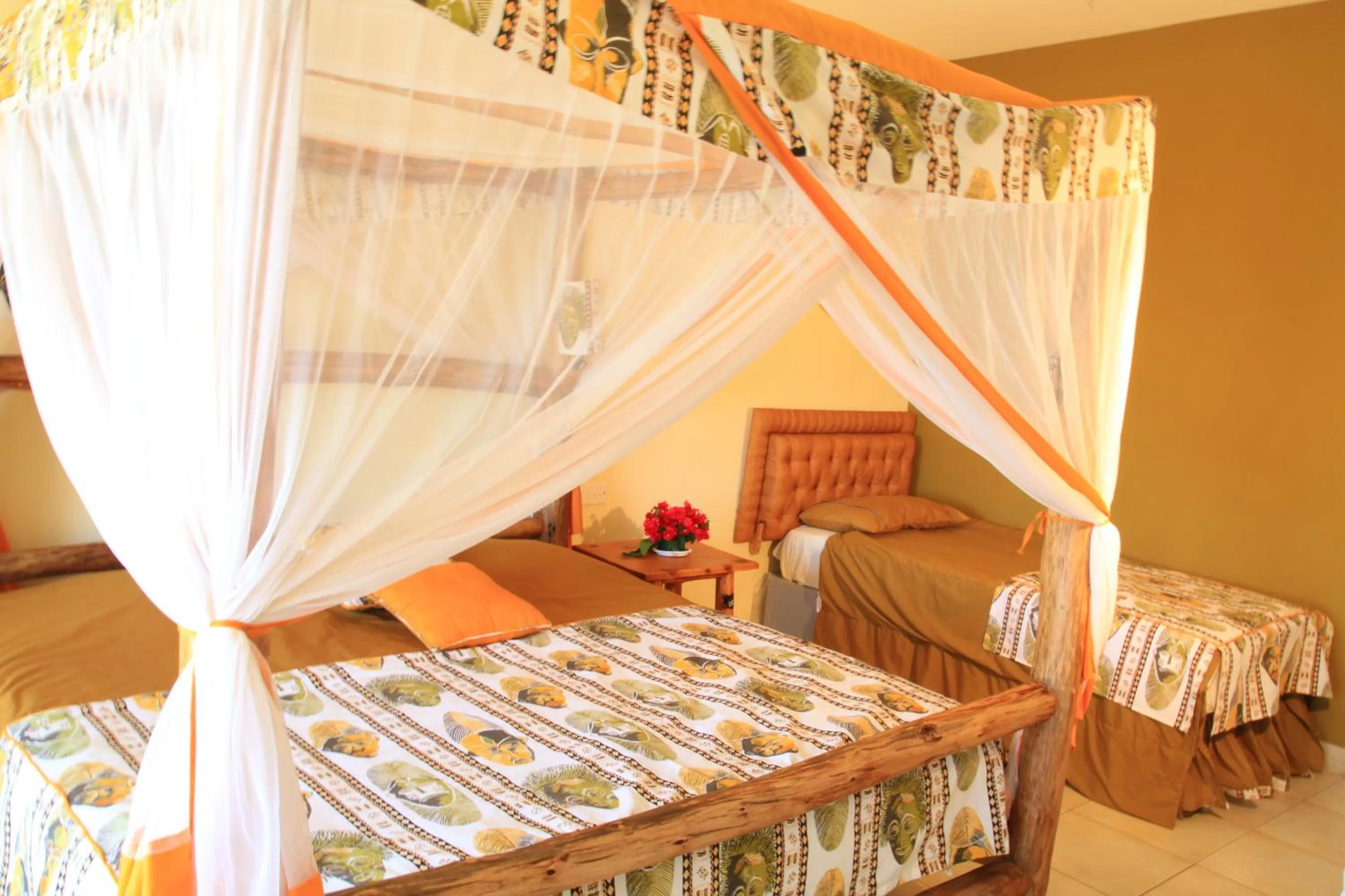 Bed in Voi Wildlife Lodge