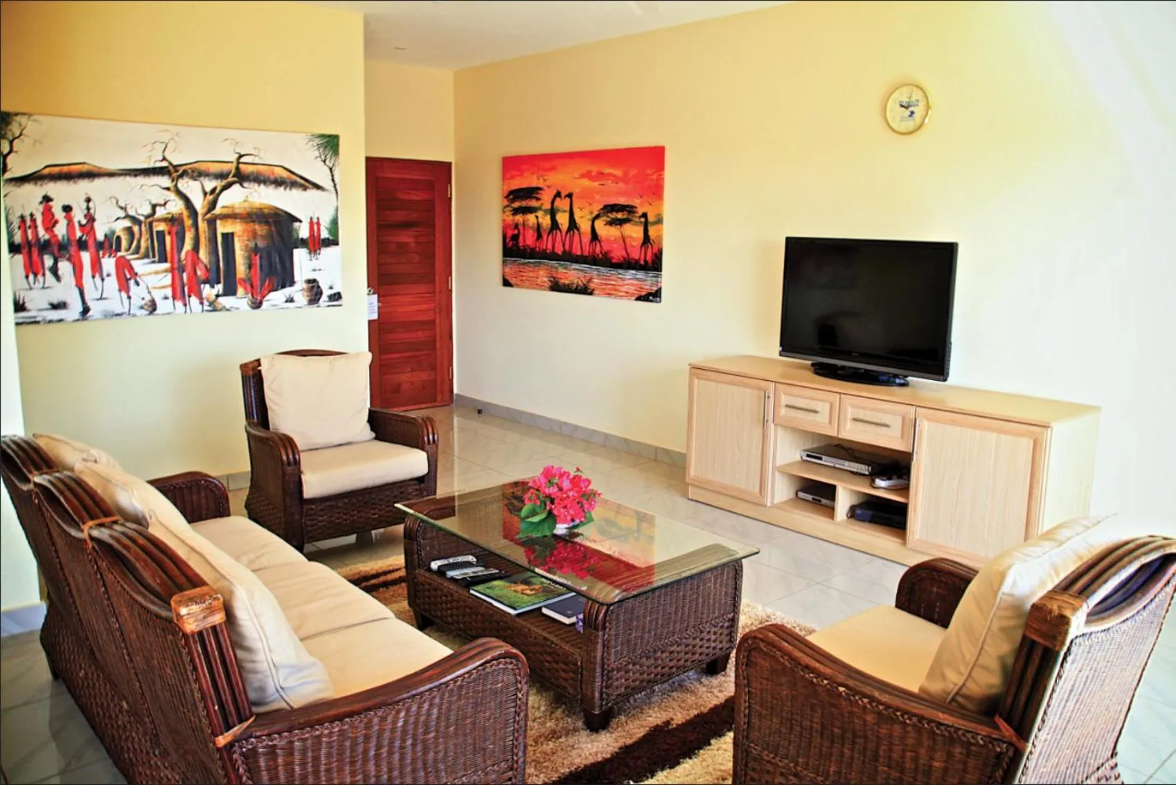 Living room, Seating Area in Voi Wildlife Lodge