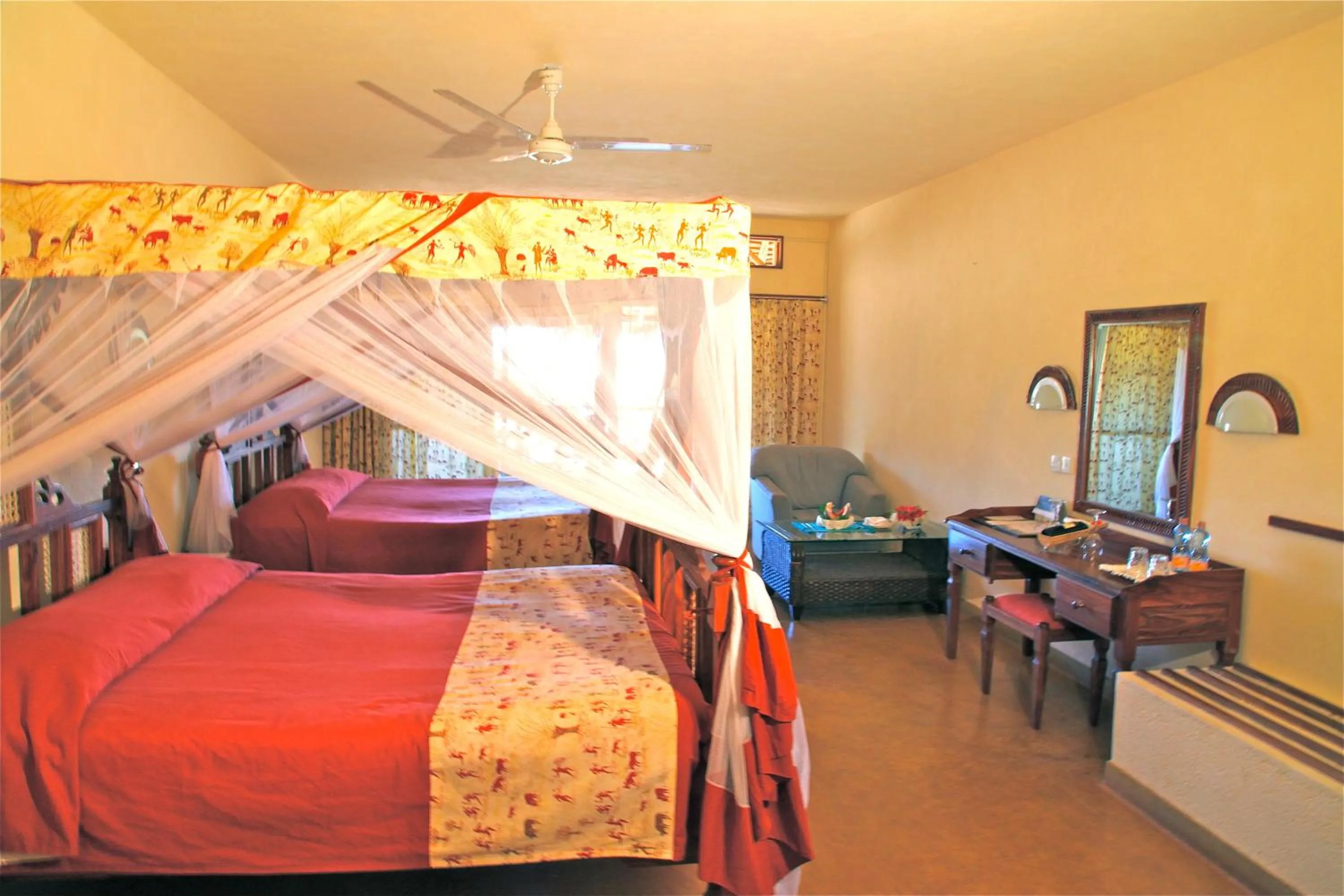 Bedroom in Voi Wildlife Lodge