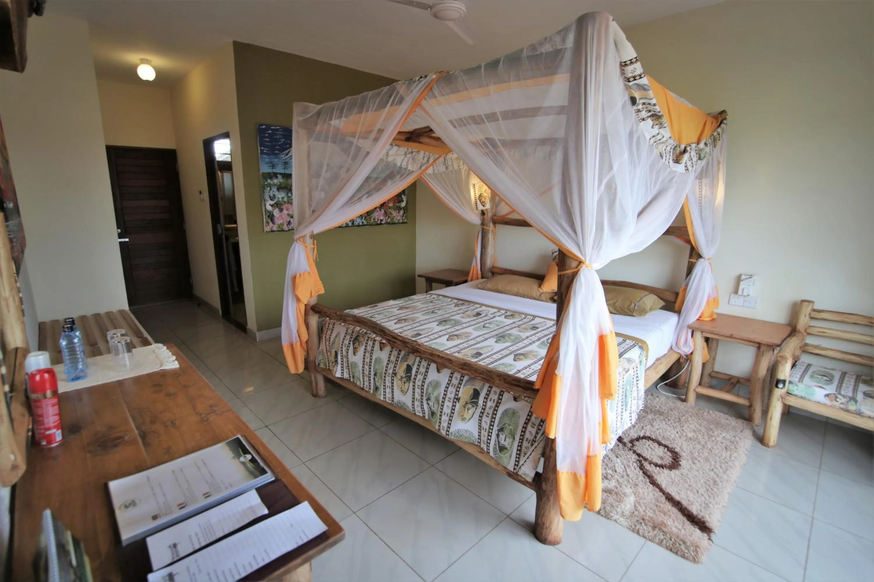 Bed in Voi Wildlife Lodge