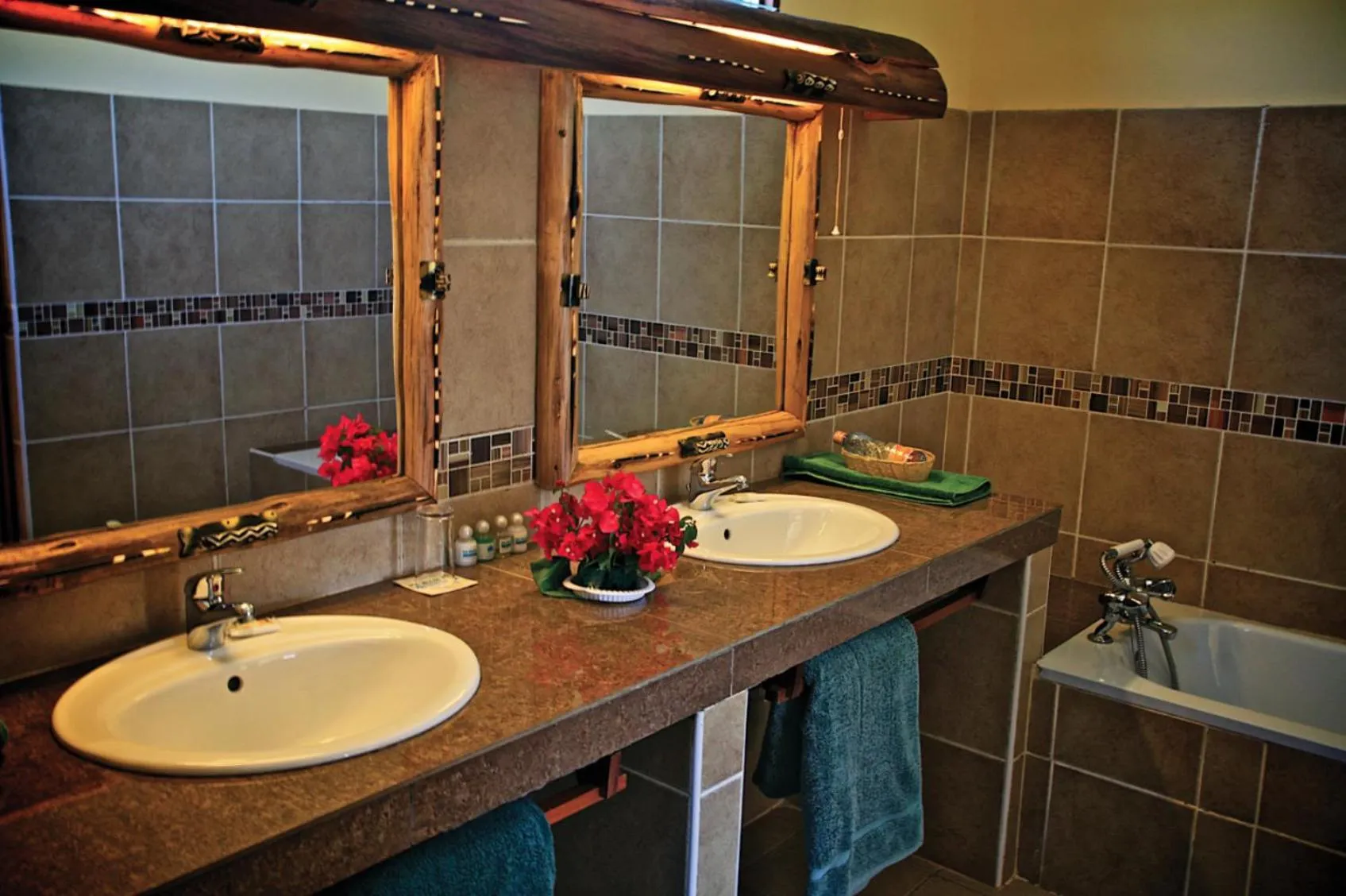 Bathroom in Voi Wildlife Lodge