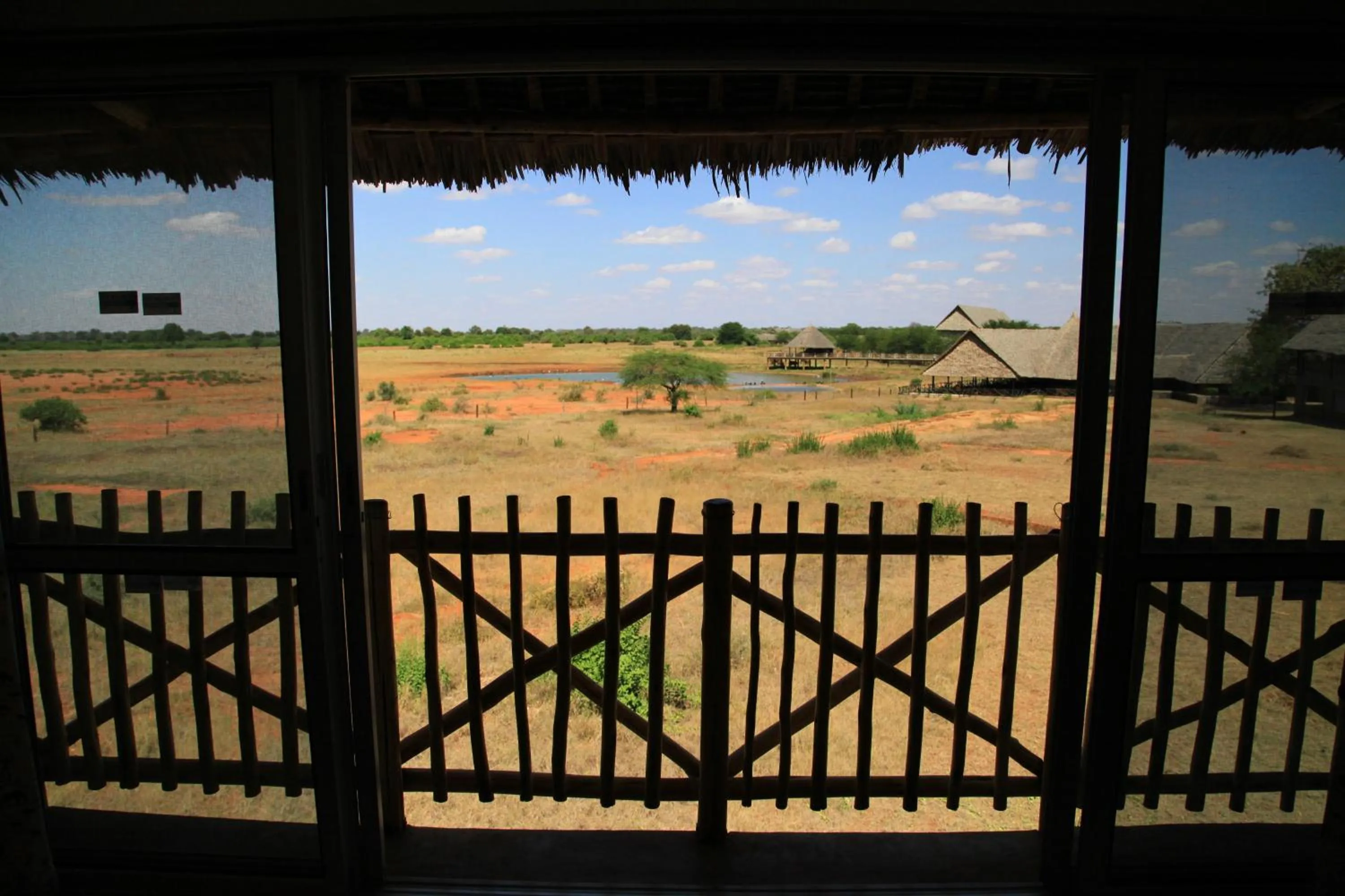 Balcony/Terrace in Voi Wildlife Lodge