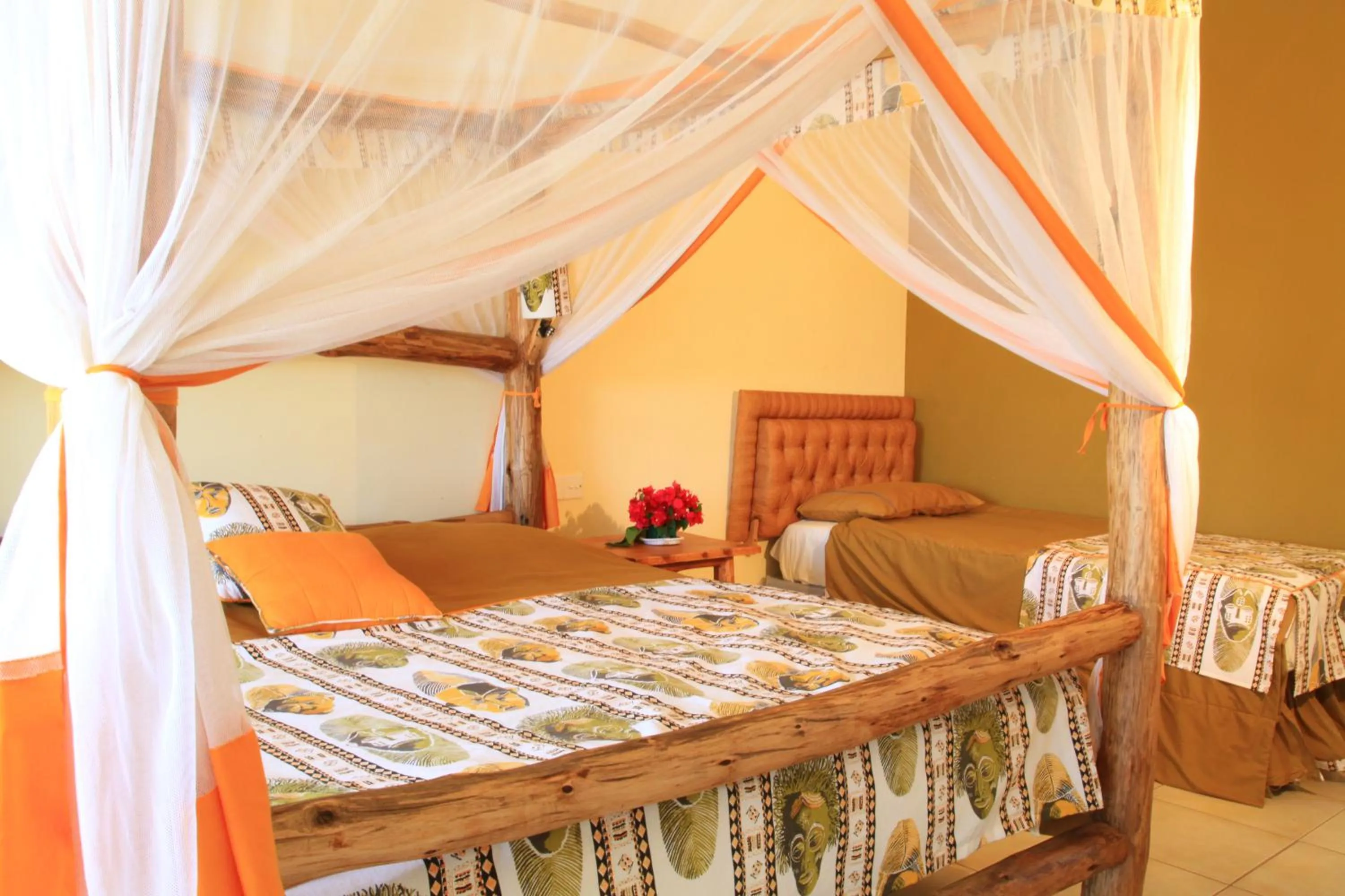 Bedroom in Voi Wildlife Lodge