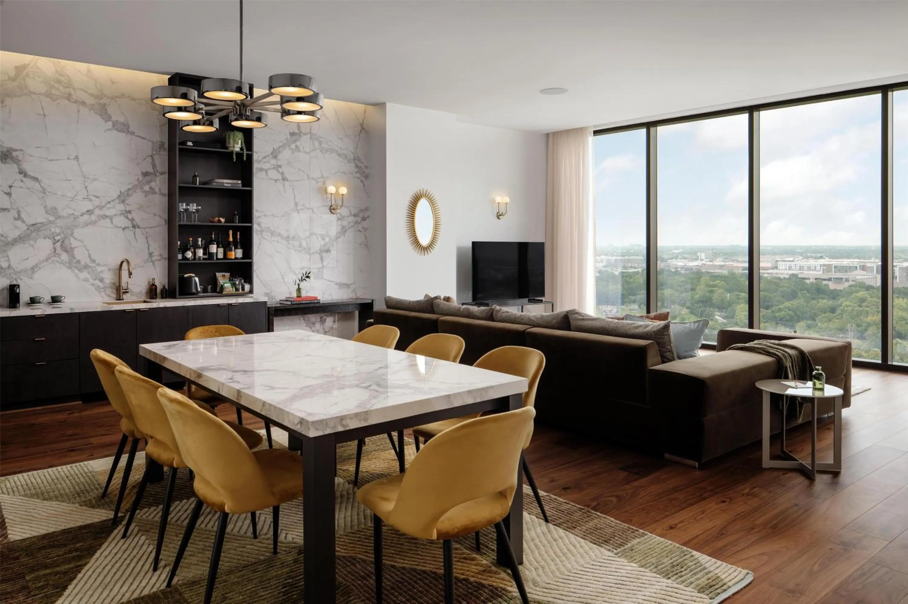 Photo of the whole room in Thompson Houston, by Hyatt