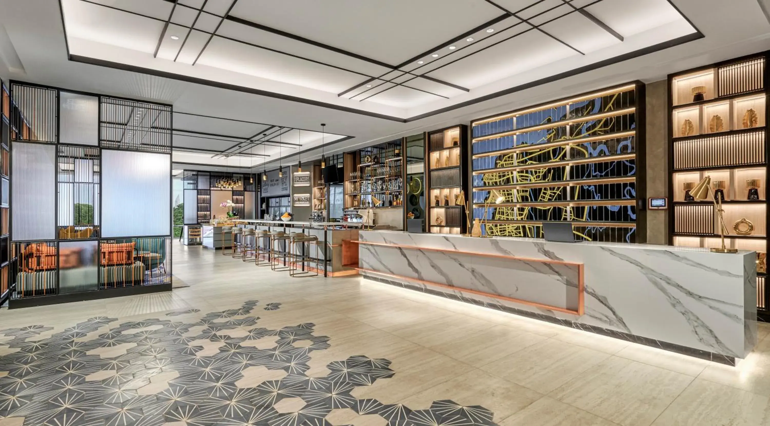 Lobby or reception in Hyatt Place Makassar Lobby or reception in Hyatt Place Makassar