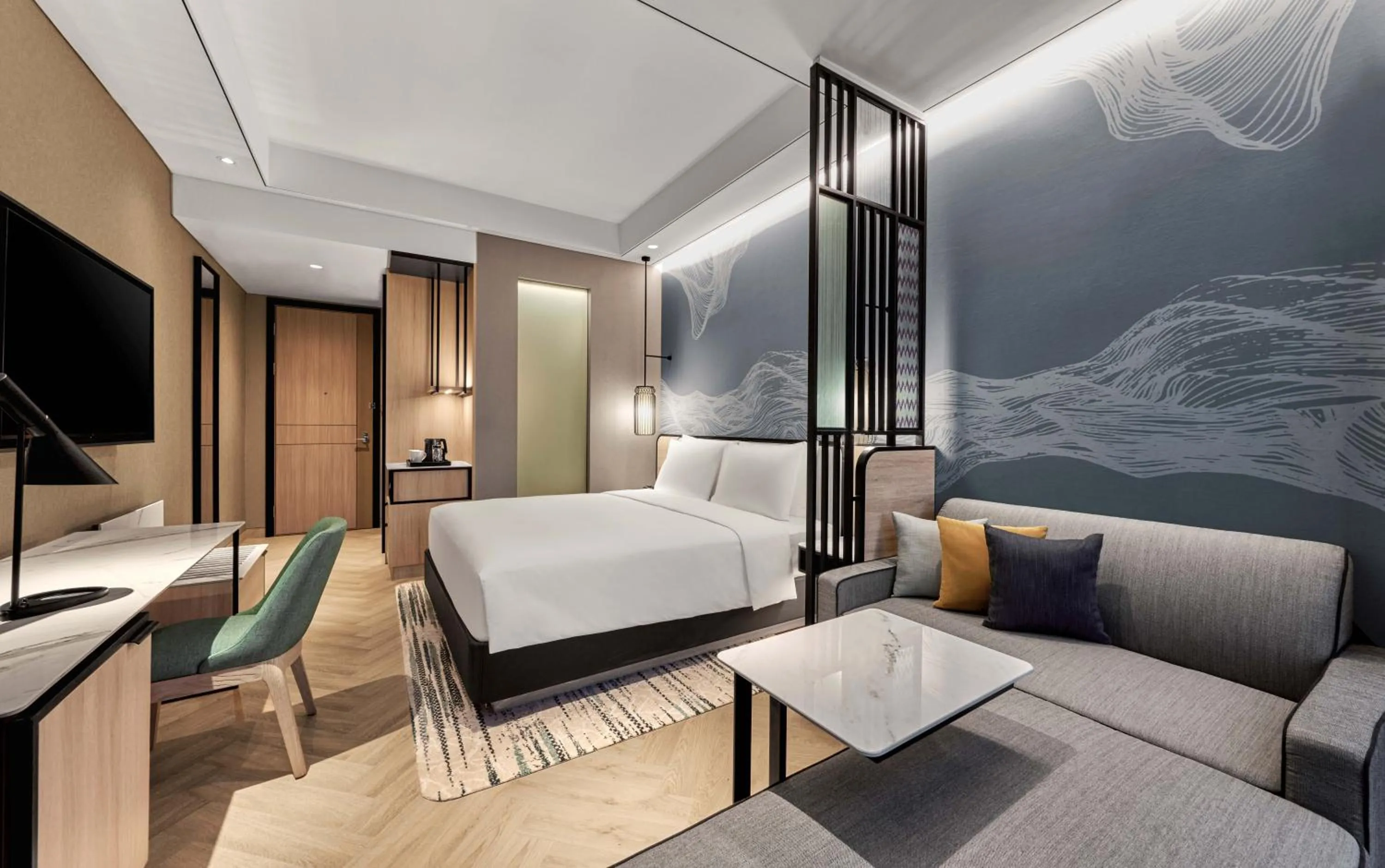 Bed in Hyatt Place Makassar