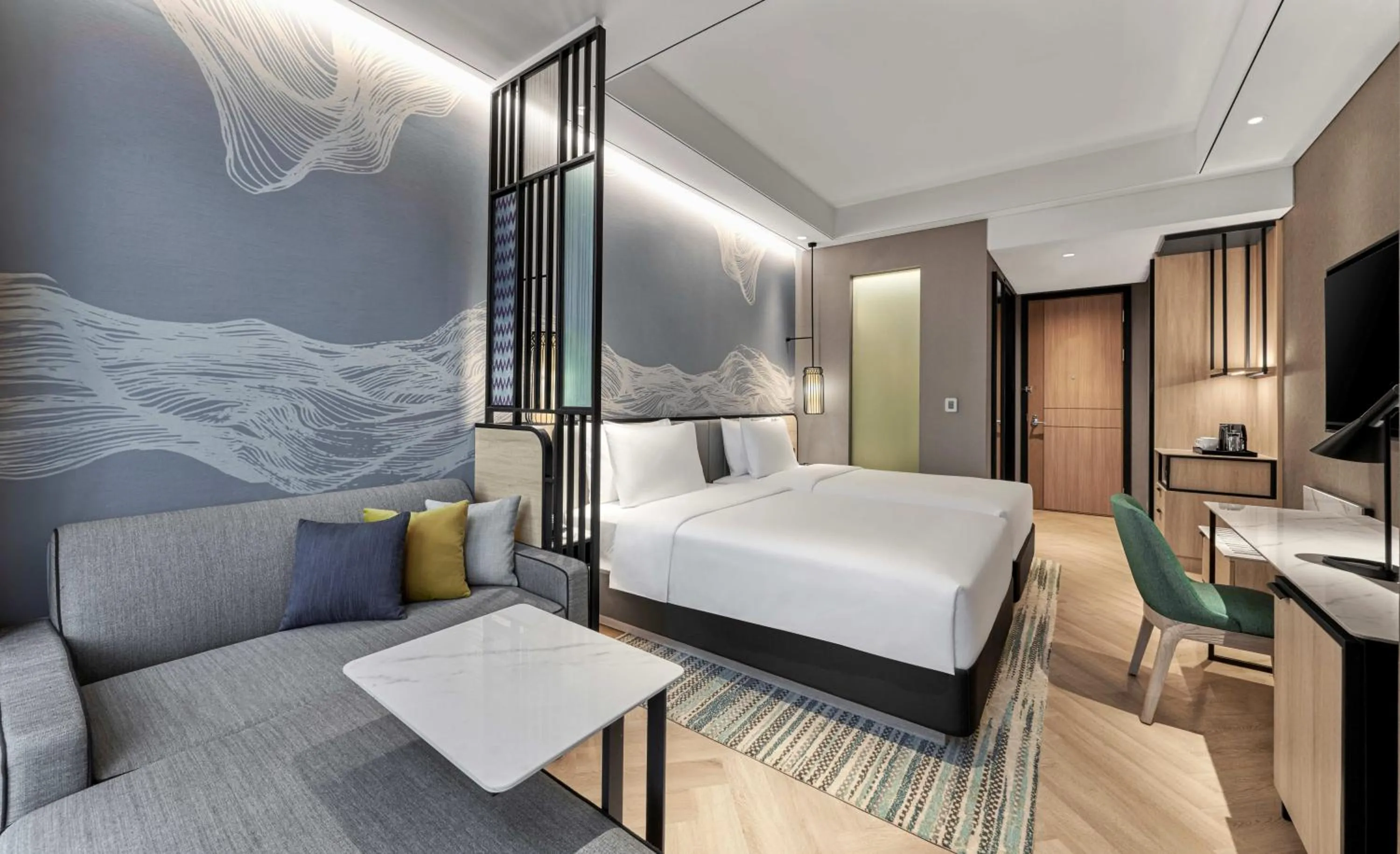 Bed in Hyatt Place Makassar