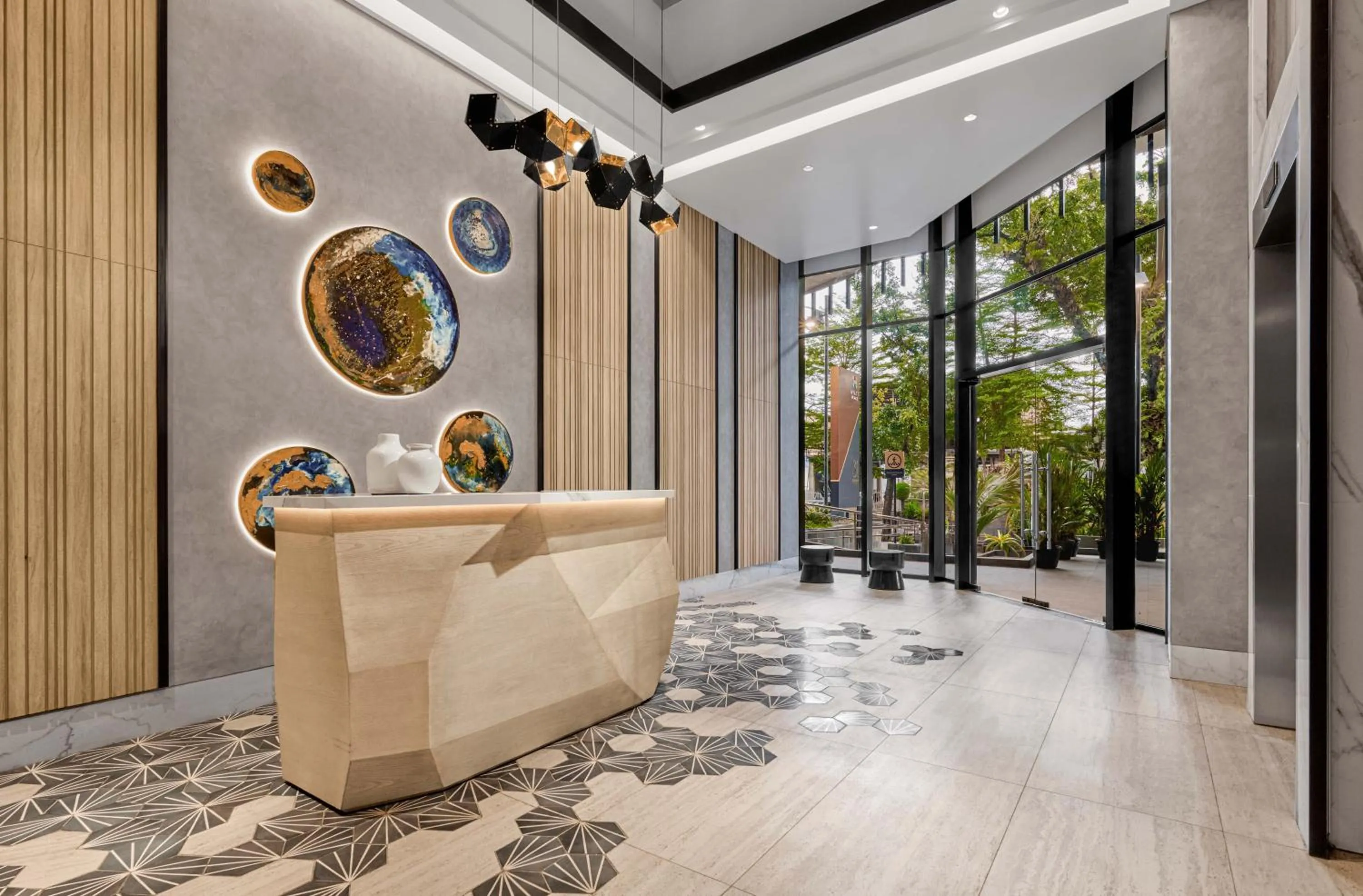 Lobby or reception in Hyatt Place Makassar