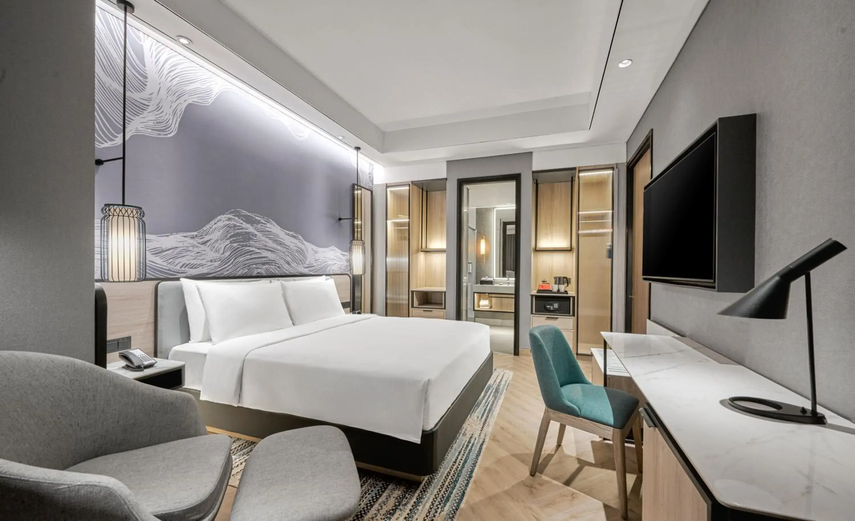 Bed in Hyatt Place Makassar Bed in Hyatt Place Makassar