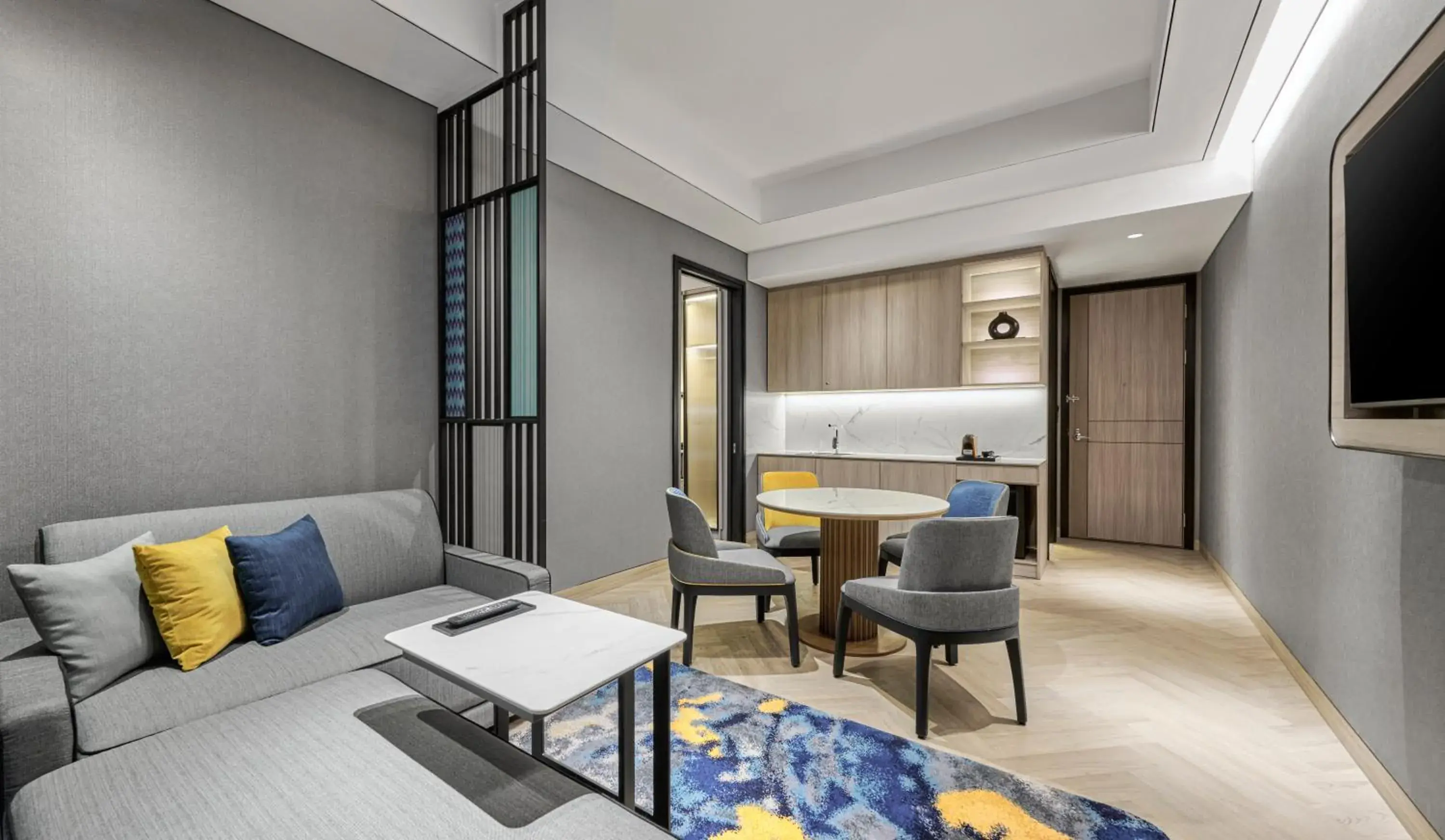 Living room in Hyatt Place Makassar Living room in Hyatt Place Makassar