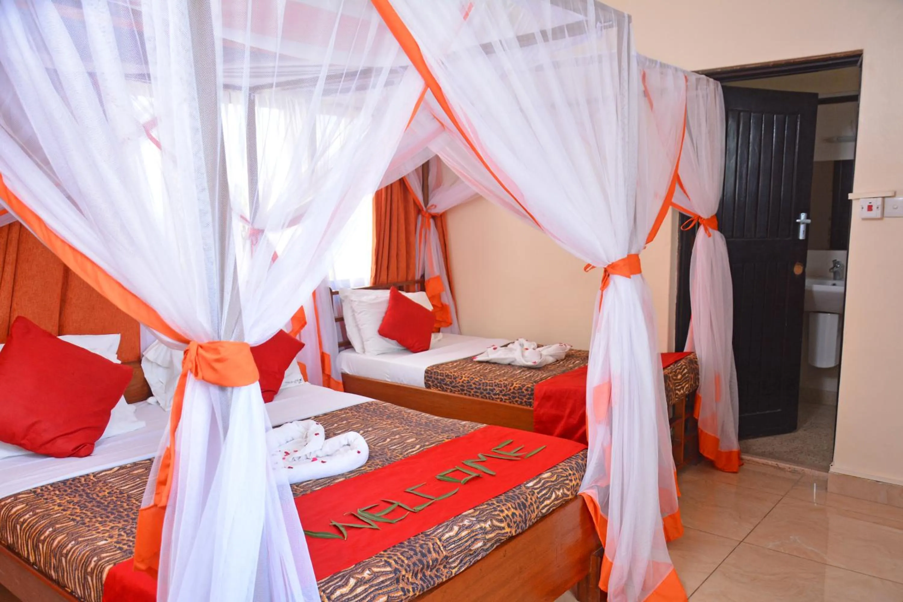 Bedroom, Bed in Ocean View Nyali Boutique Hotel