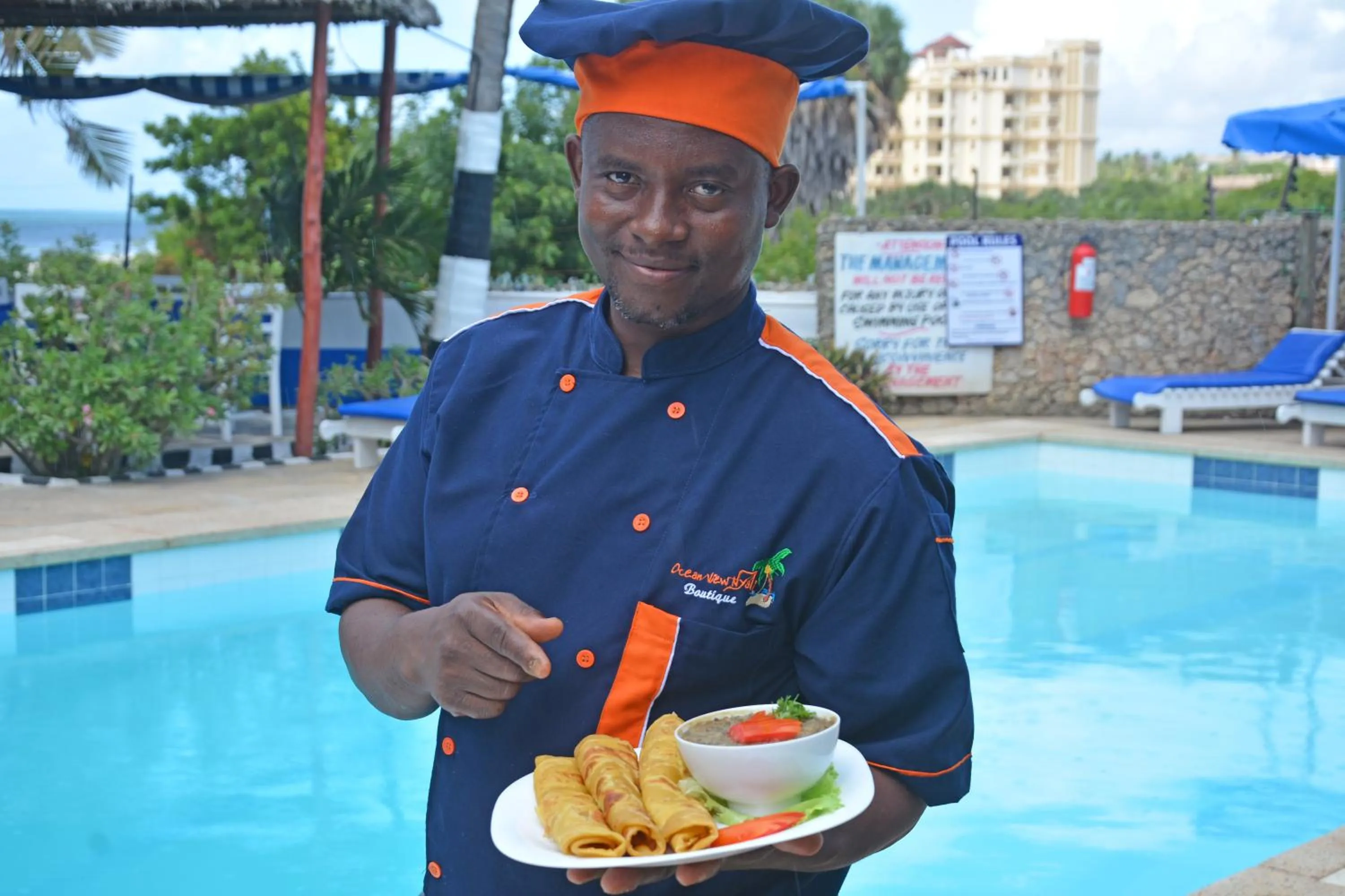Food in Ocean View Nyali Boutique Hotel
