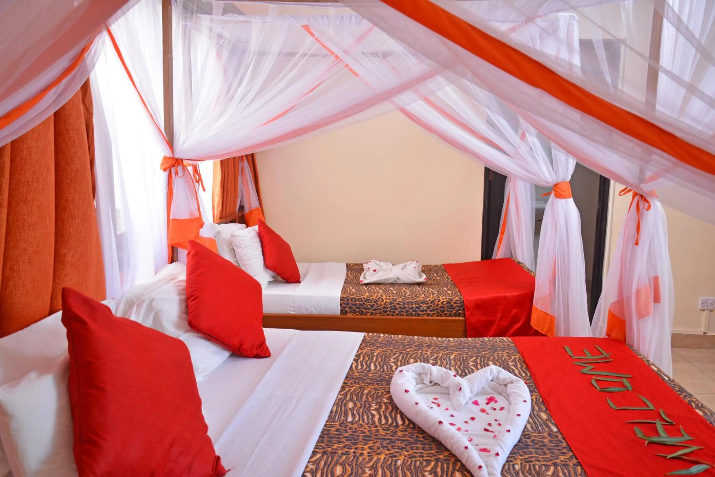 Bedroom, Bed in Ocean View Nyali Boutique Hotel