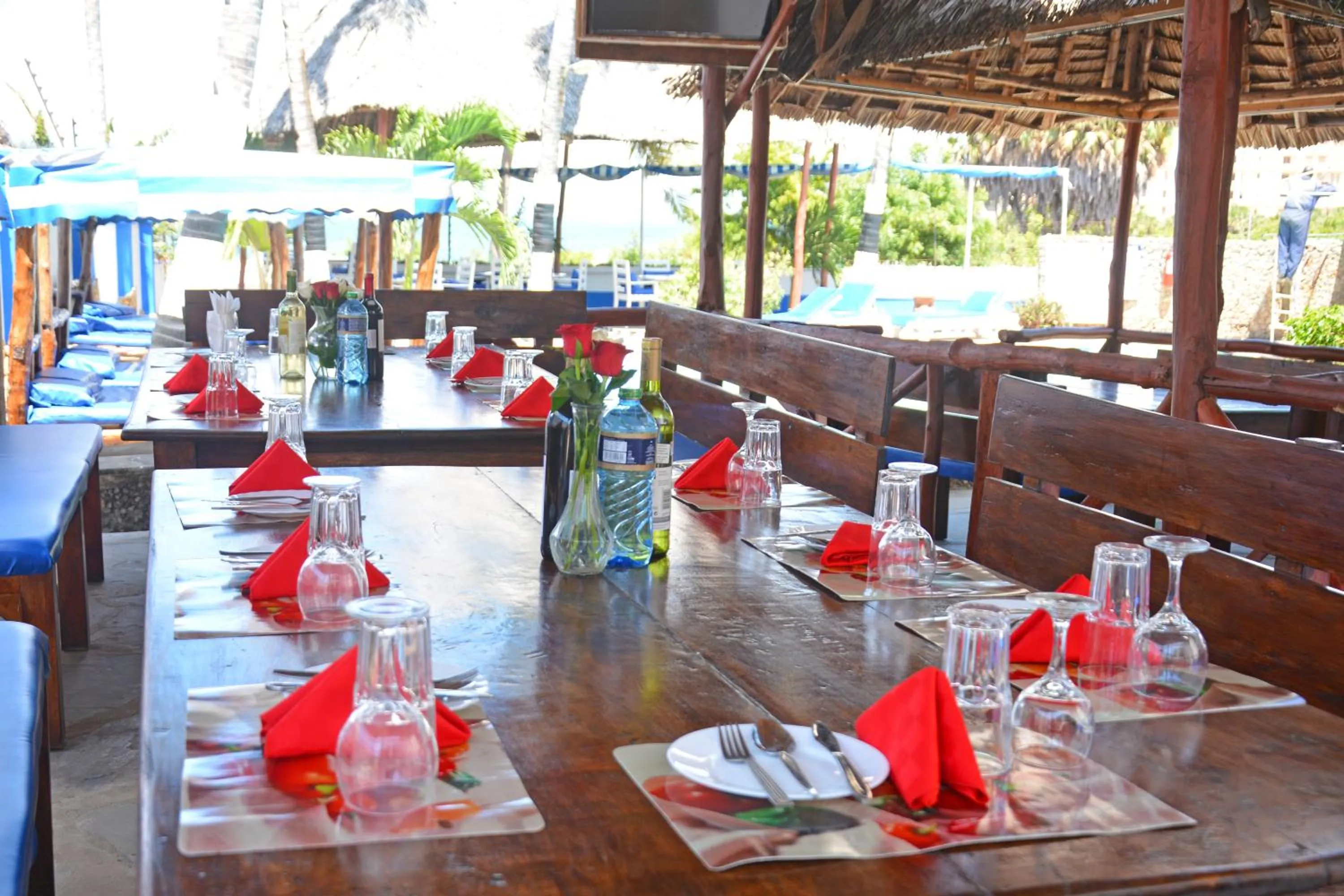 Restaurant/places to eat in Ocean View Nyali Boutique Hotel