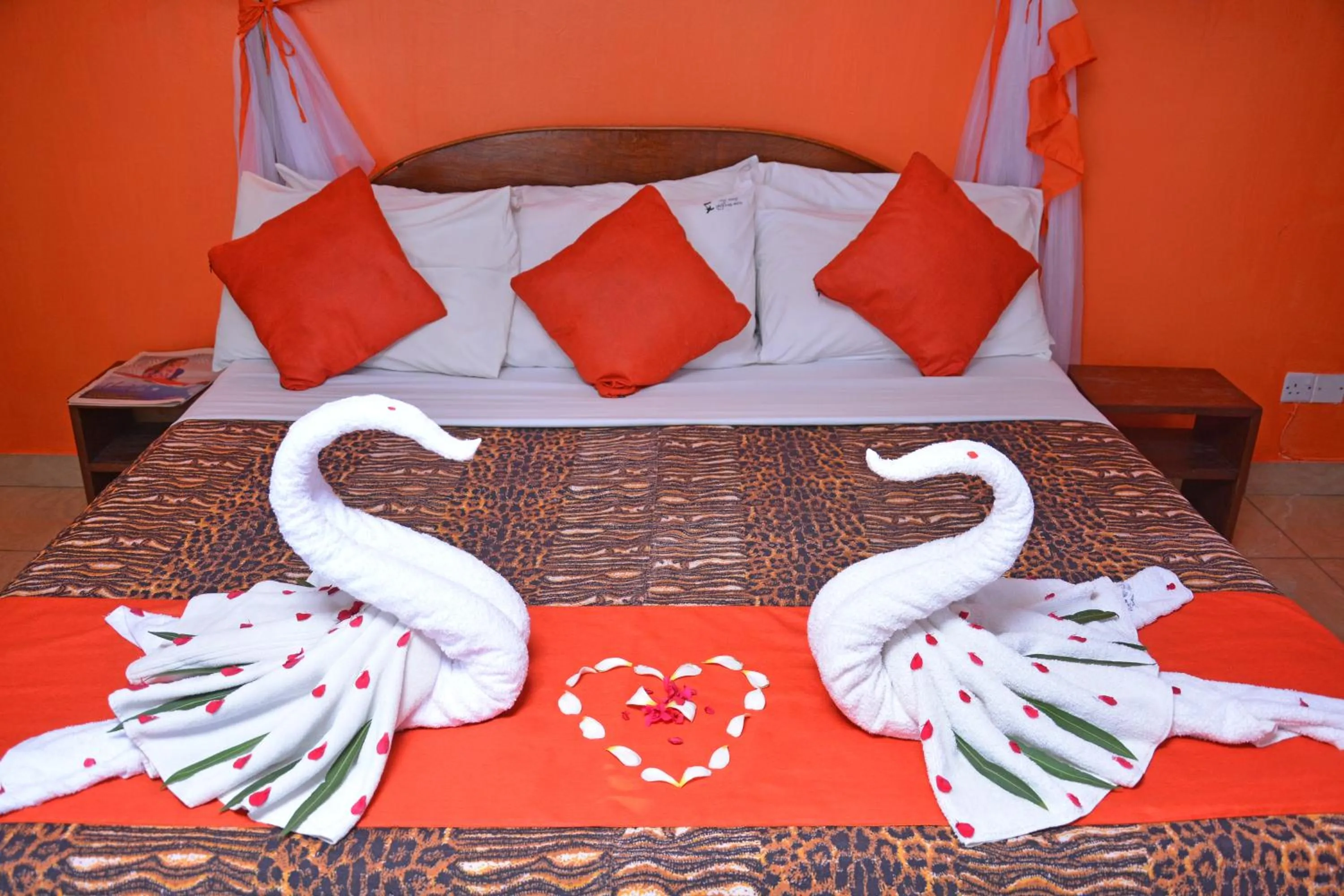 Bed in Ocean View Nyali Boutique Hotel