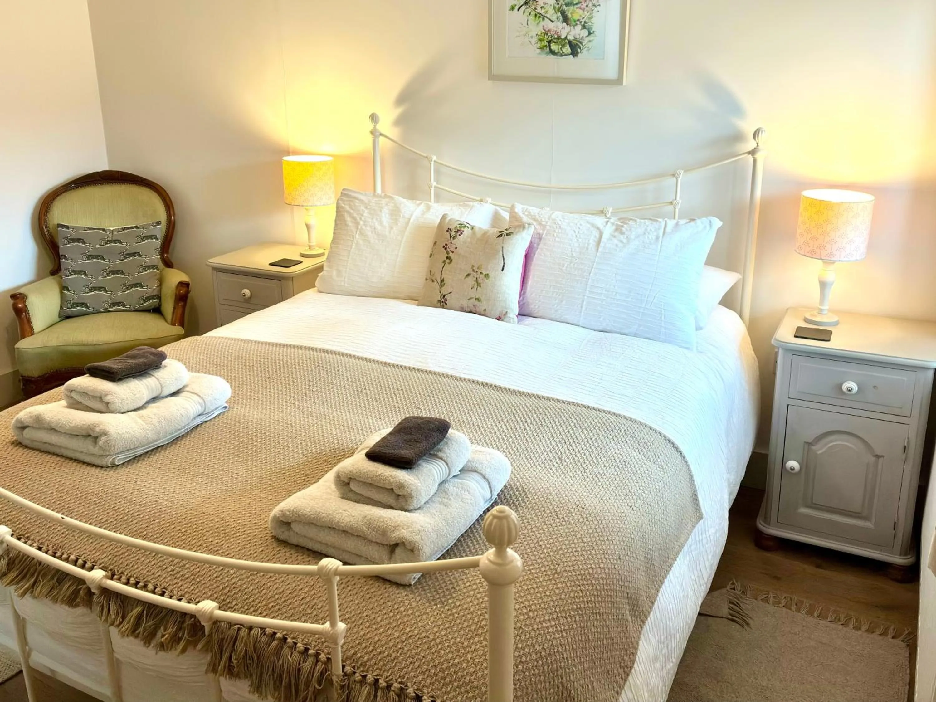 Bed in Westbury Cross House Bed & Breakfast