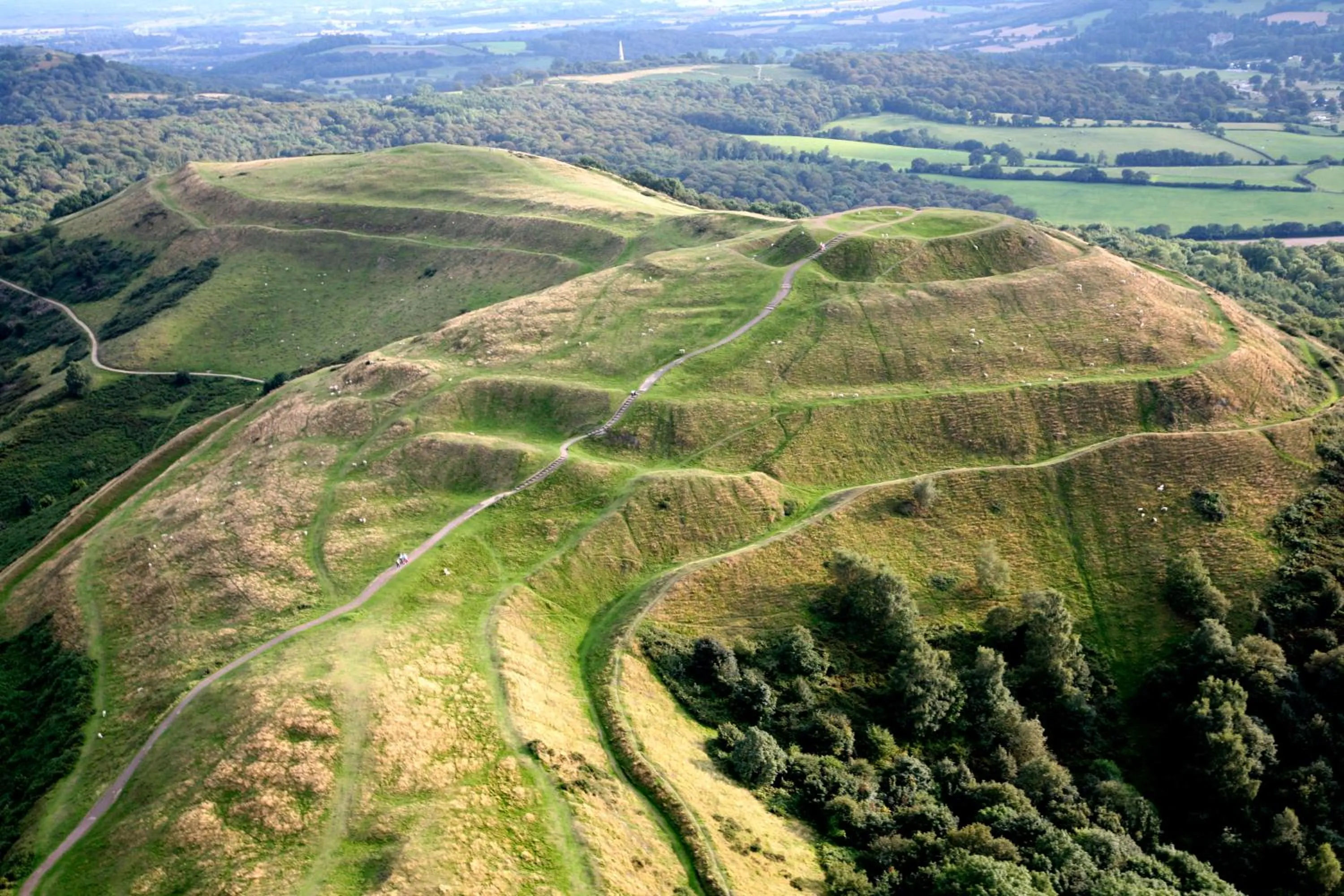 Bird's eye view in The Malvern Hills Hotel