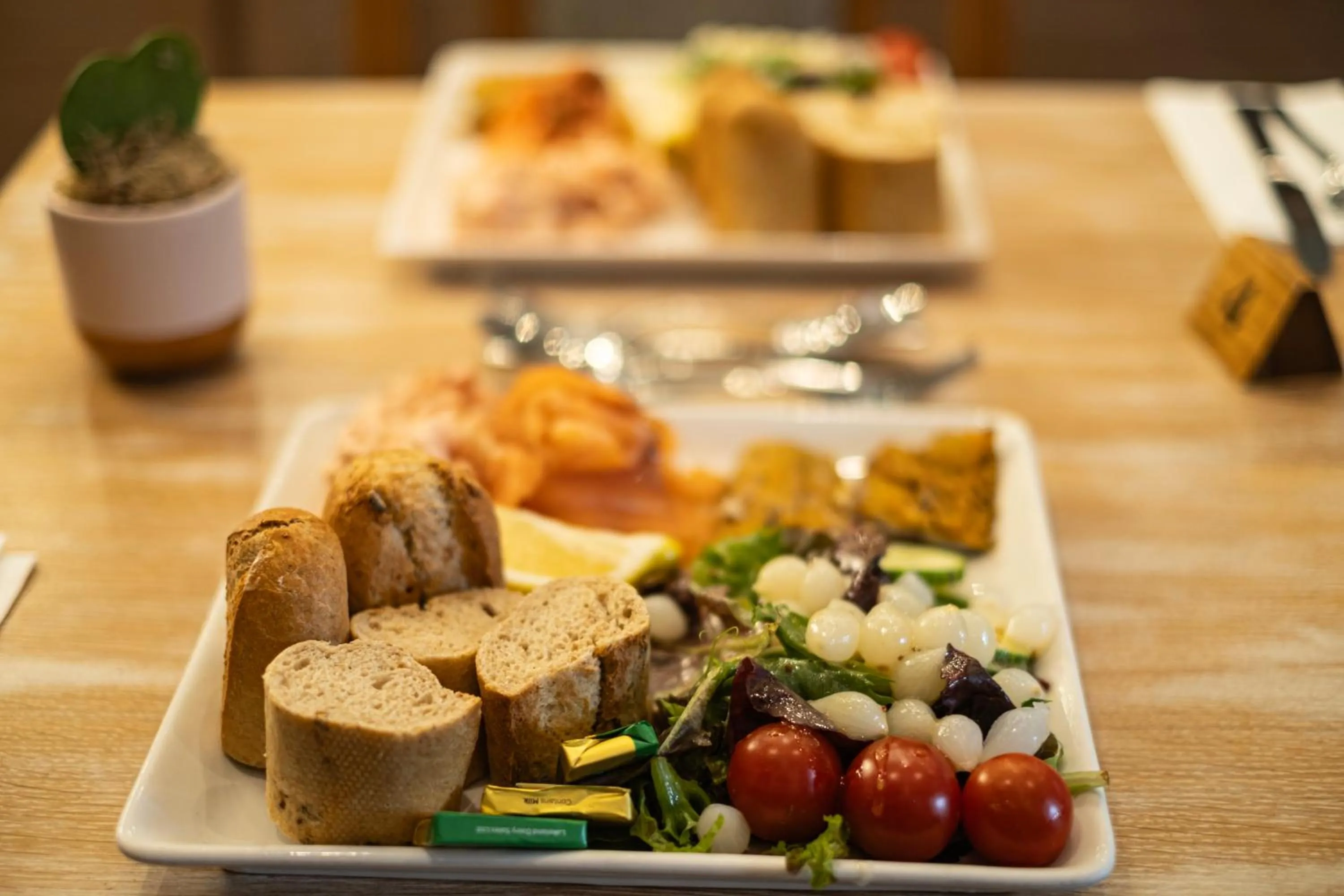 Food close-up in The Malvern Hills Hotel