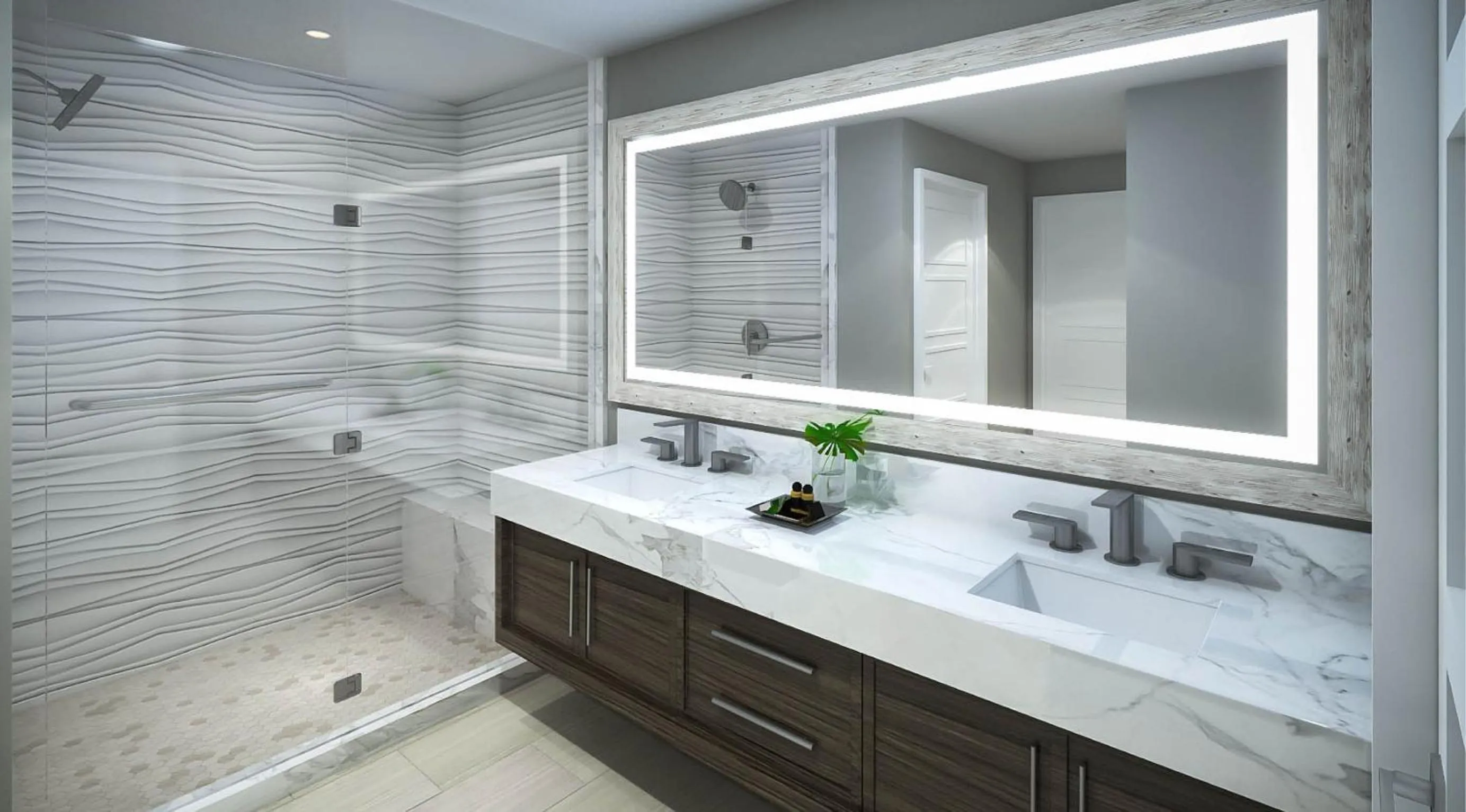 Shower in Sunseeker Resort Florida Gulf Coast, Curio Collection Hilton