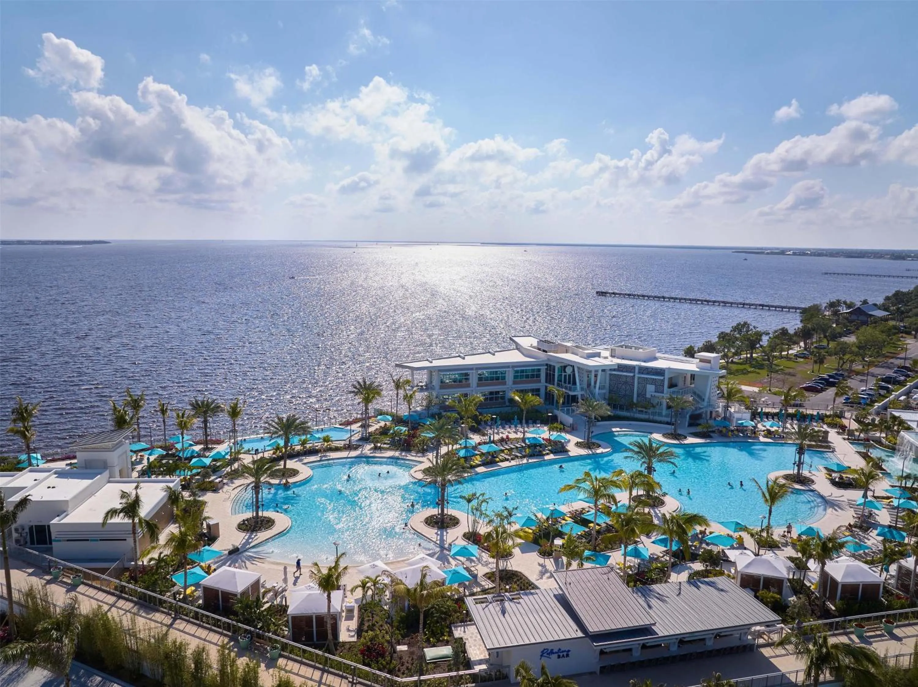 Pool view in Sunseeker Resort Florida Gulf Coast, Curio Collection Hilton
