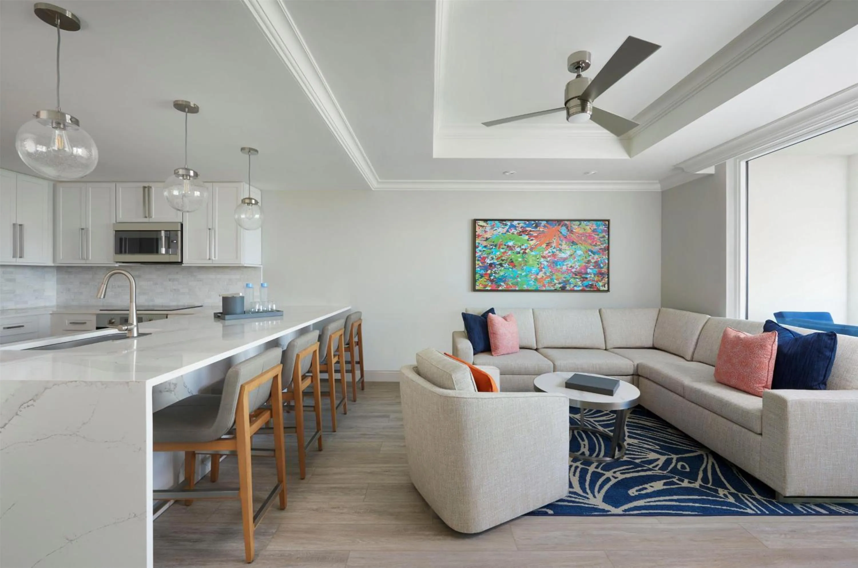 Living room in Sunseeker Resort Florida Gulf Coast, Curio Collection Hilton