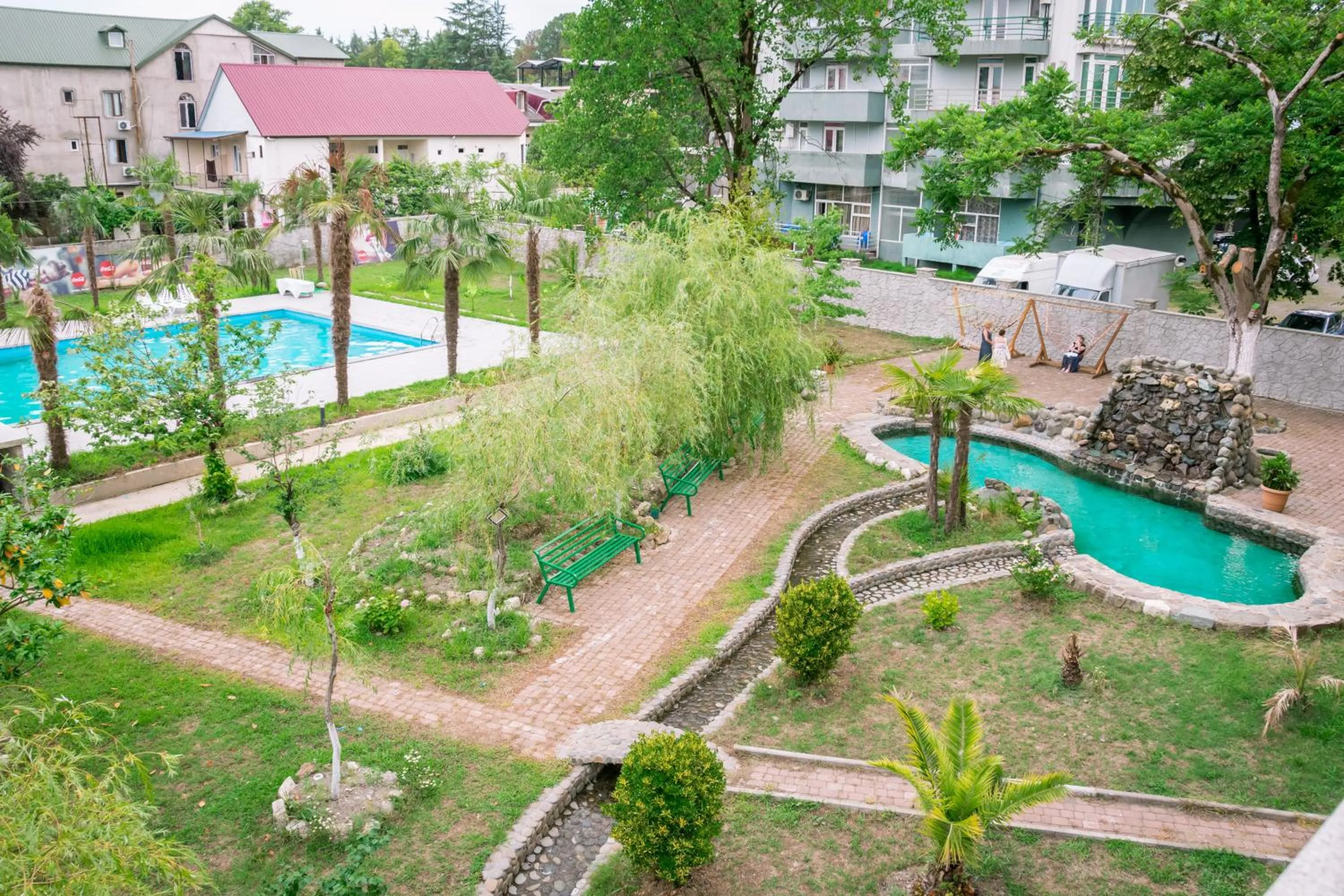 Garden view in Sunrise Hotel