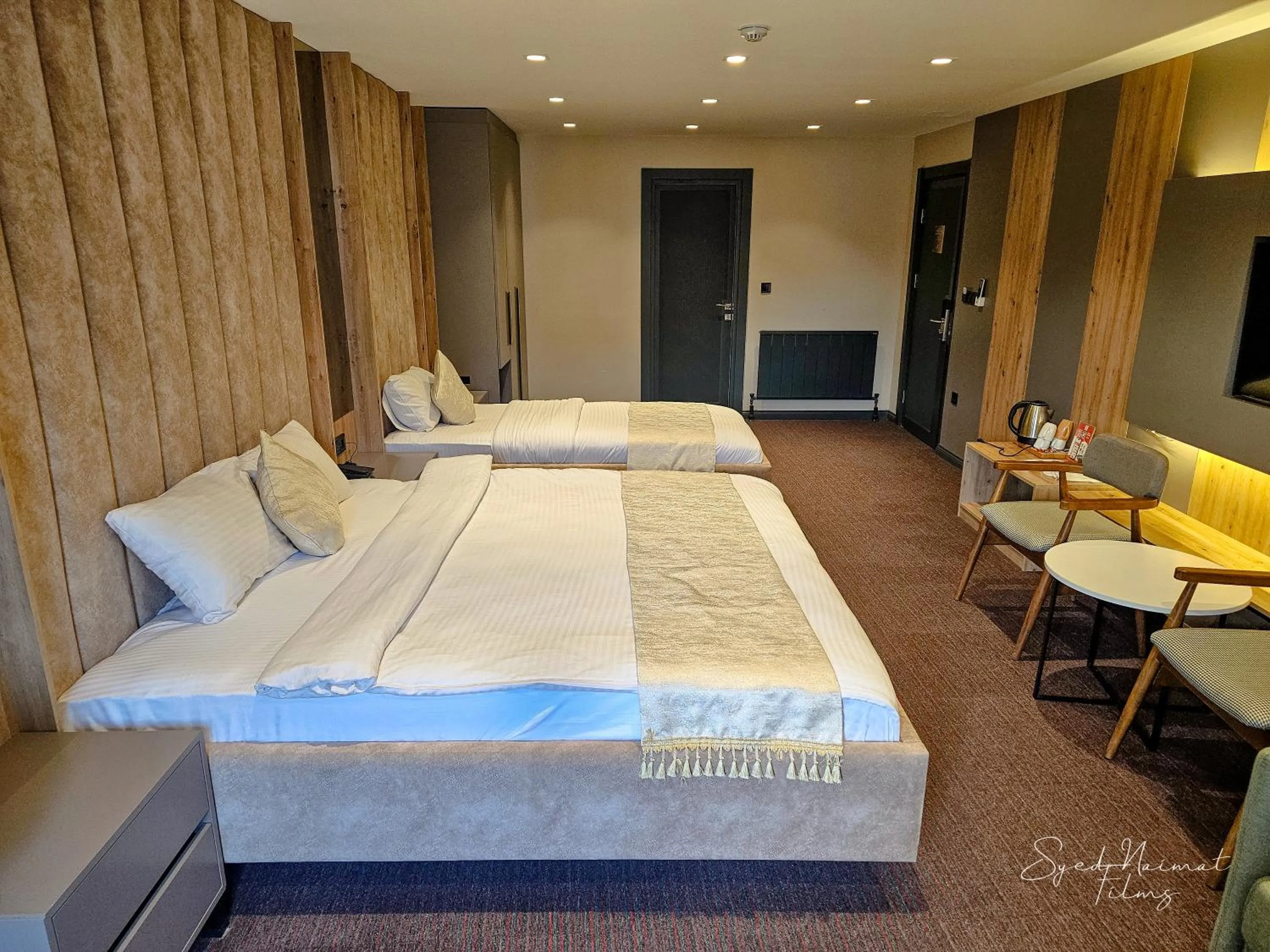 Decorative detail, Bed in Sabiha Sultan Hotel-Karakoy