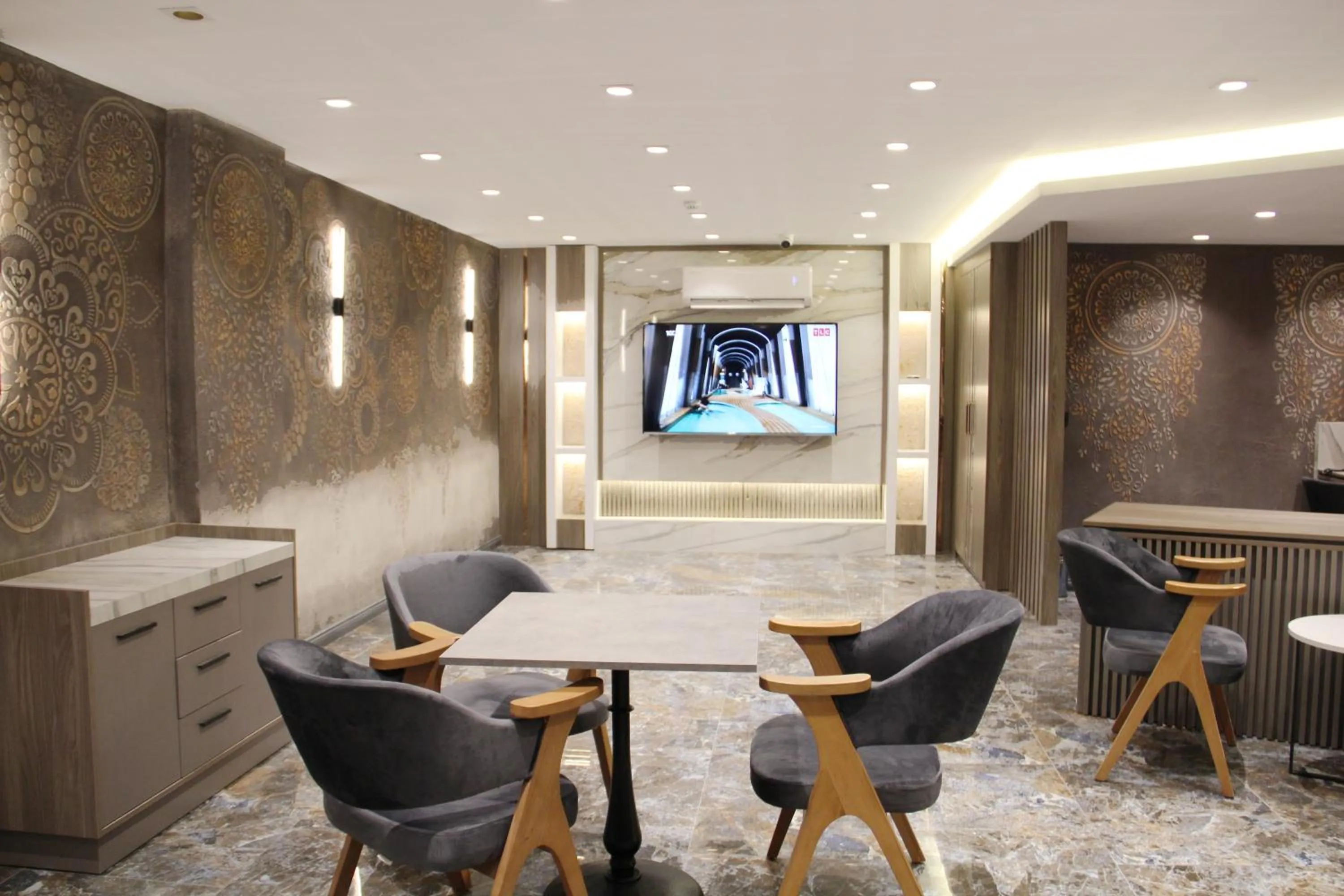 Decorative detail in Sabiha Sultan Hotel-Karakoy