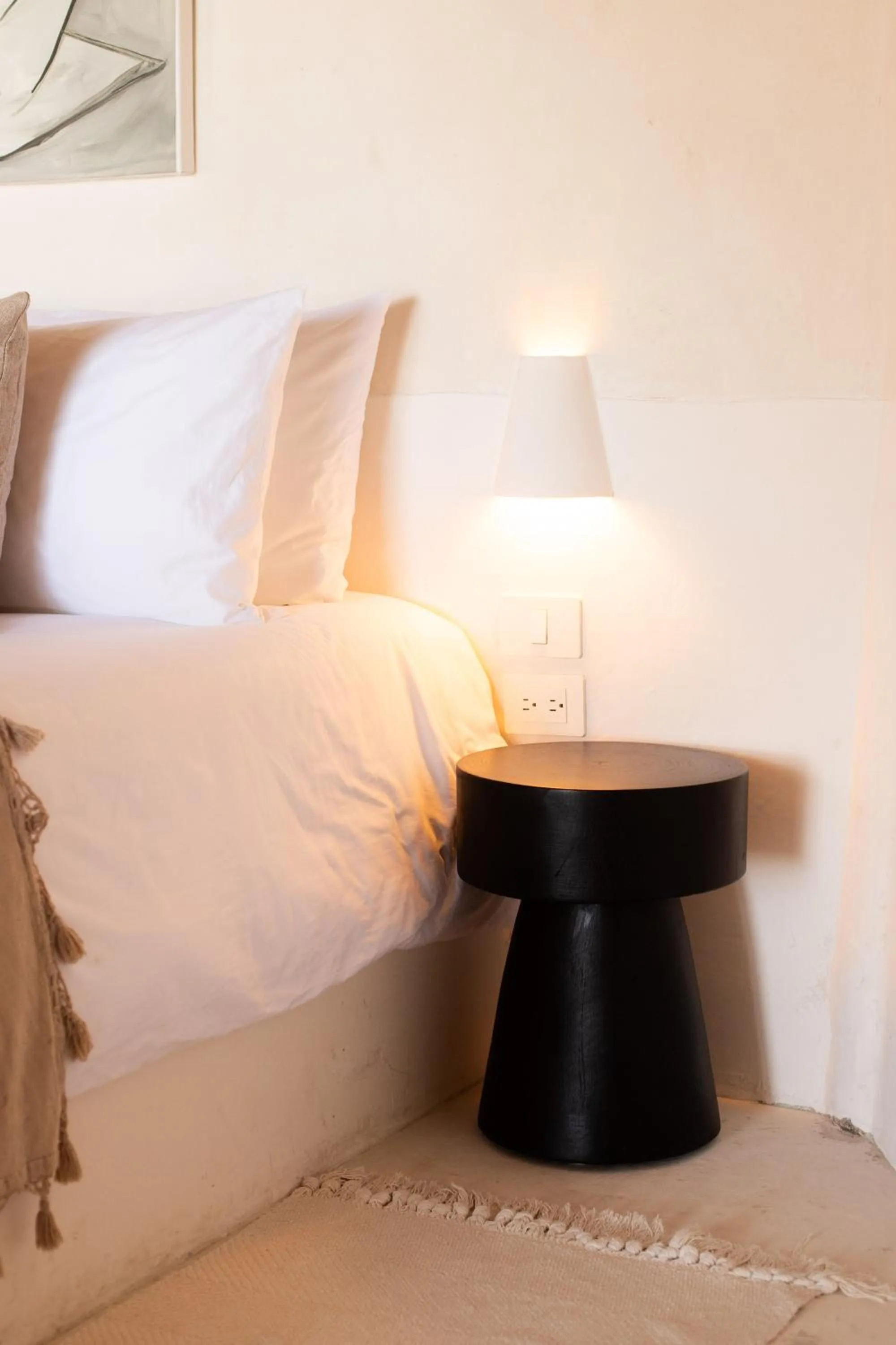 Decorative detail, Bed in Casa Gitano