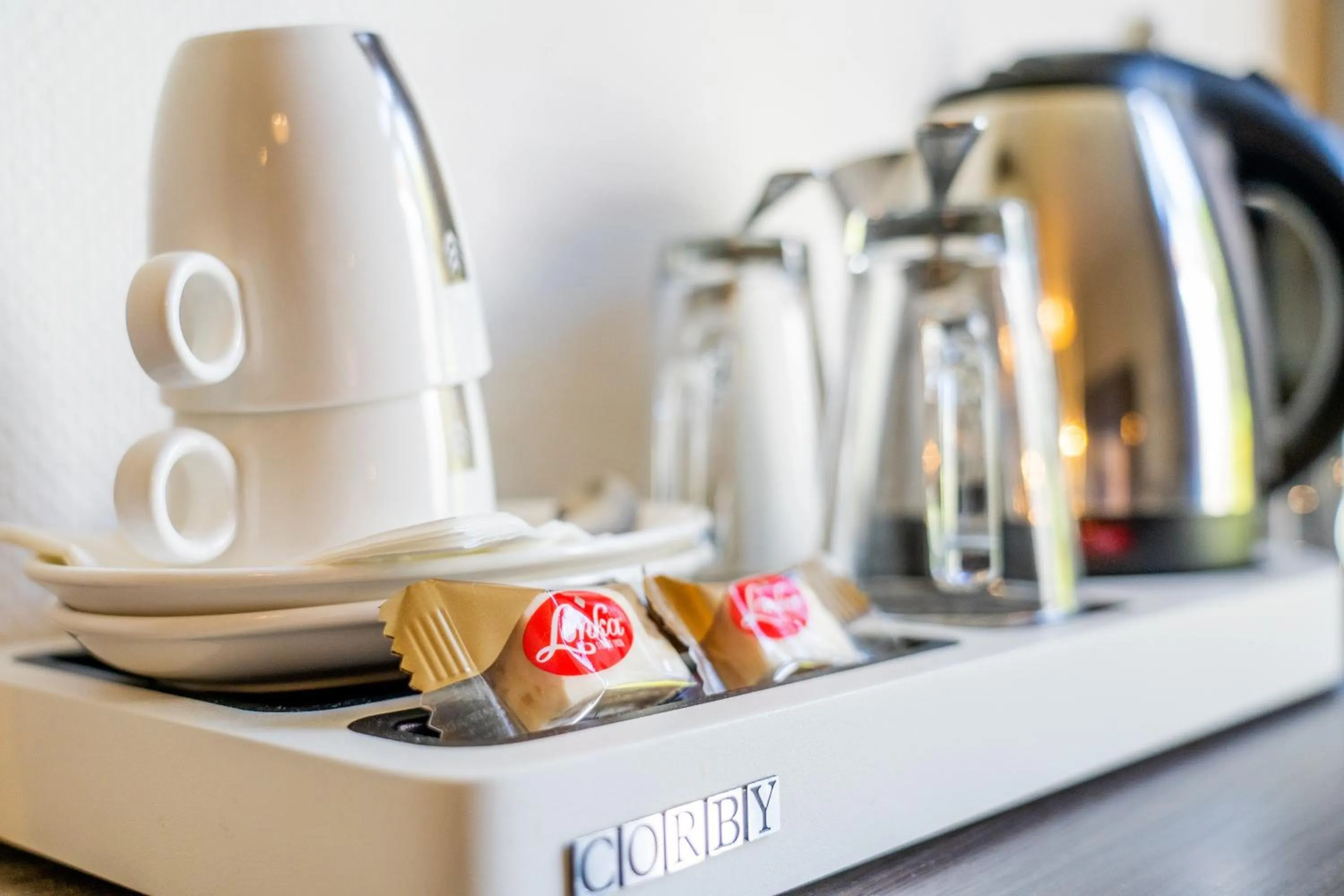 Coffee/tea facilities in Hotel Veere