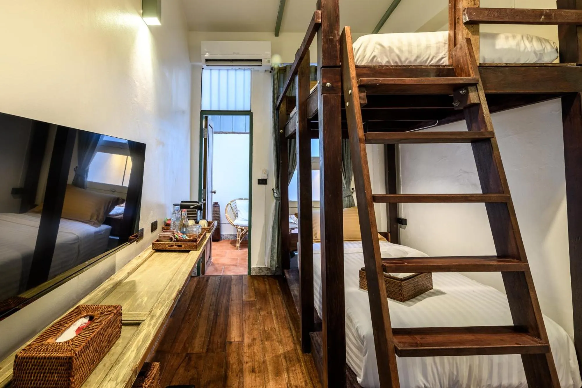 Bed in Hanuman Boutique Stay &Eatery