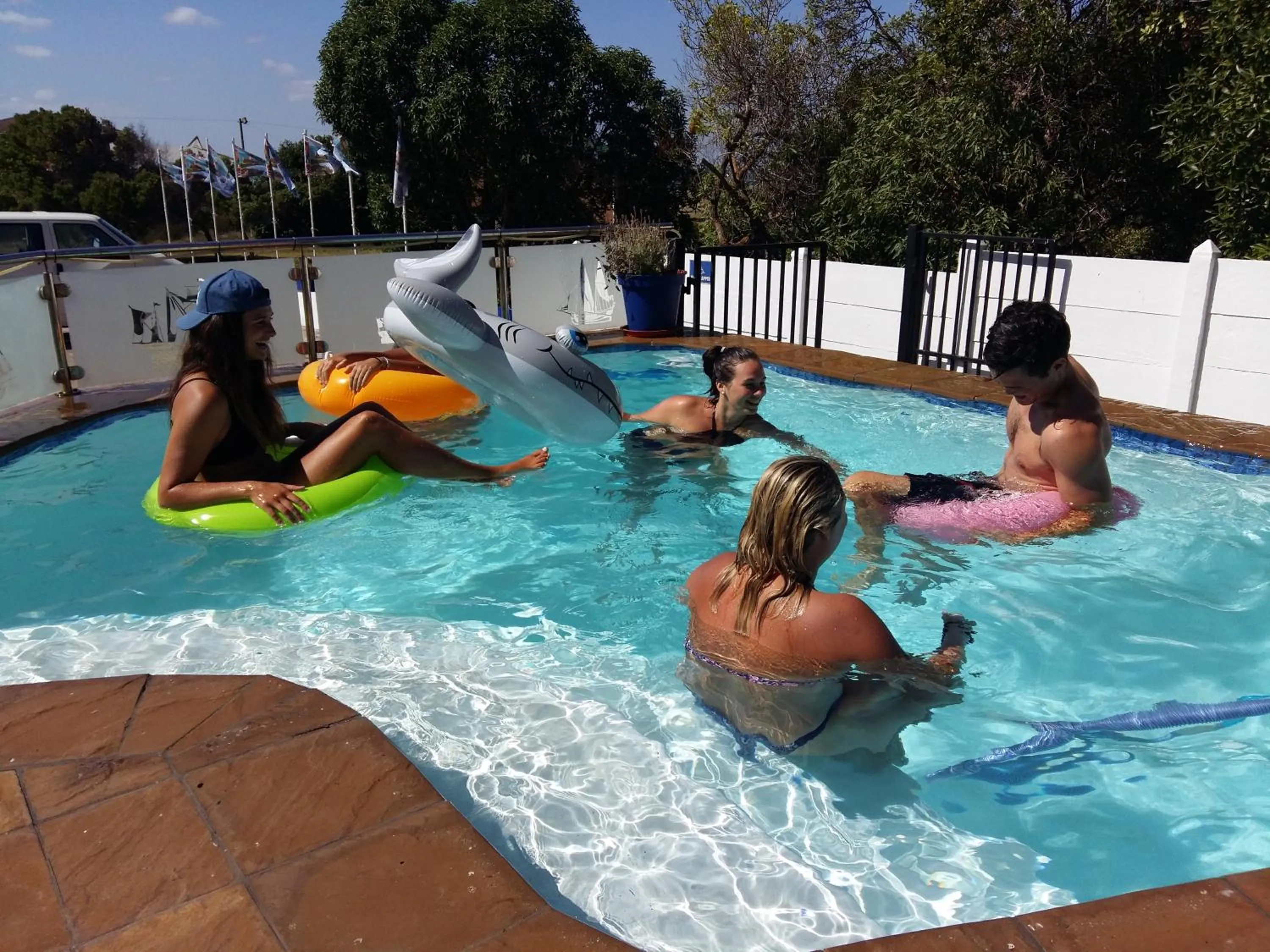 Swimming pool in Mermaid Guest House