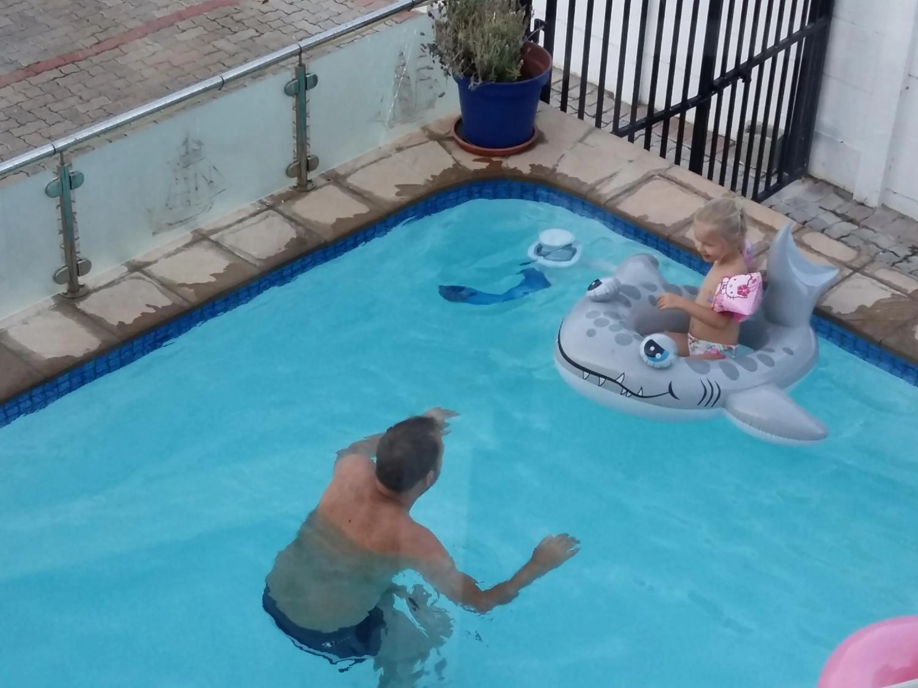 Swimming pool in Mermaid Guest House