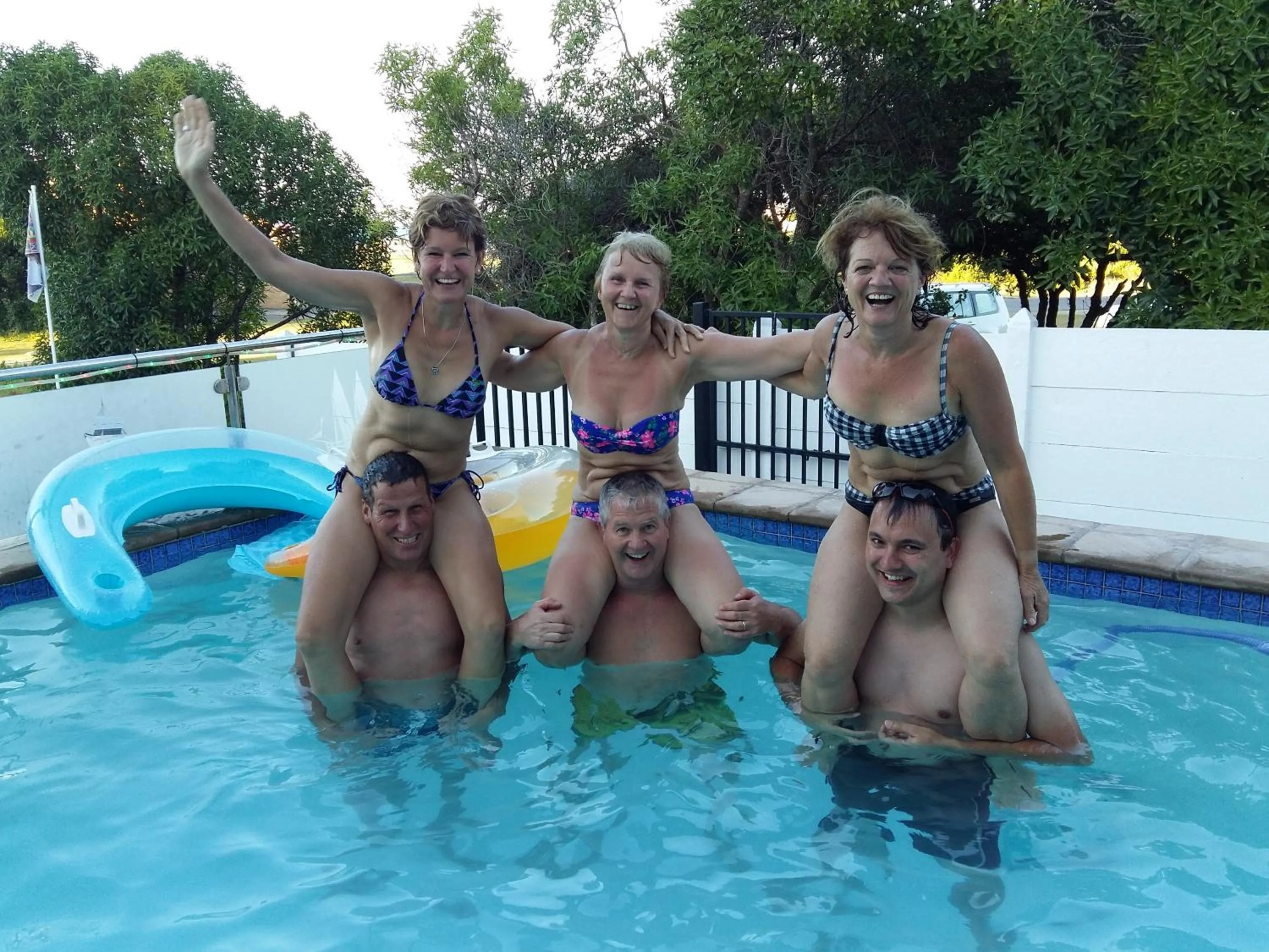 Swimming pool in Mermaid Guest House