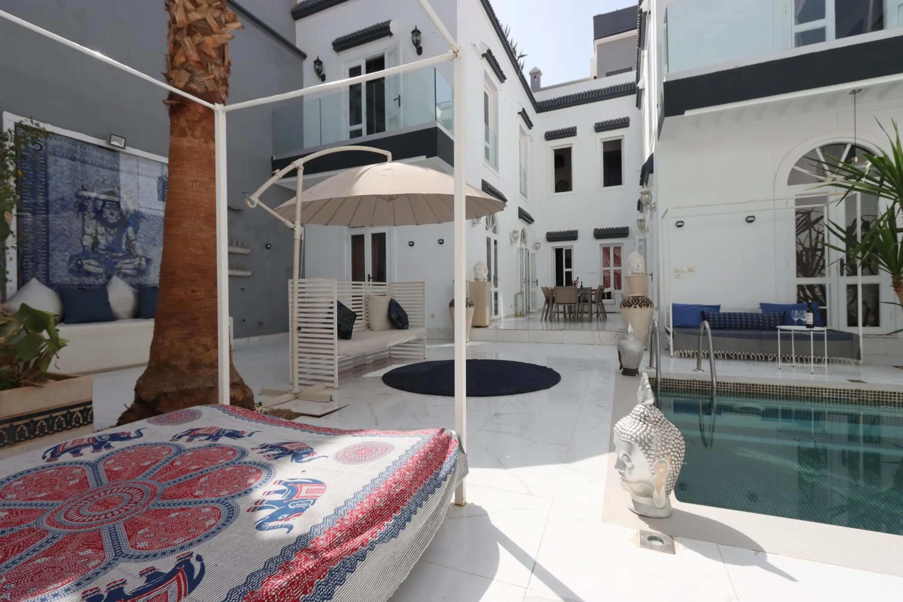 Patio in Riad VIP Bed & Breakfast