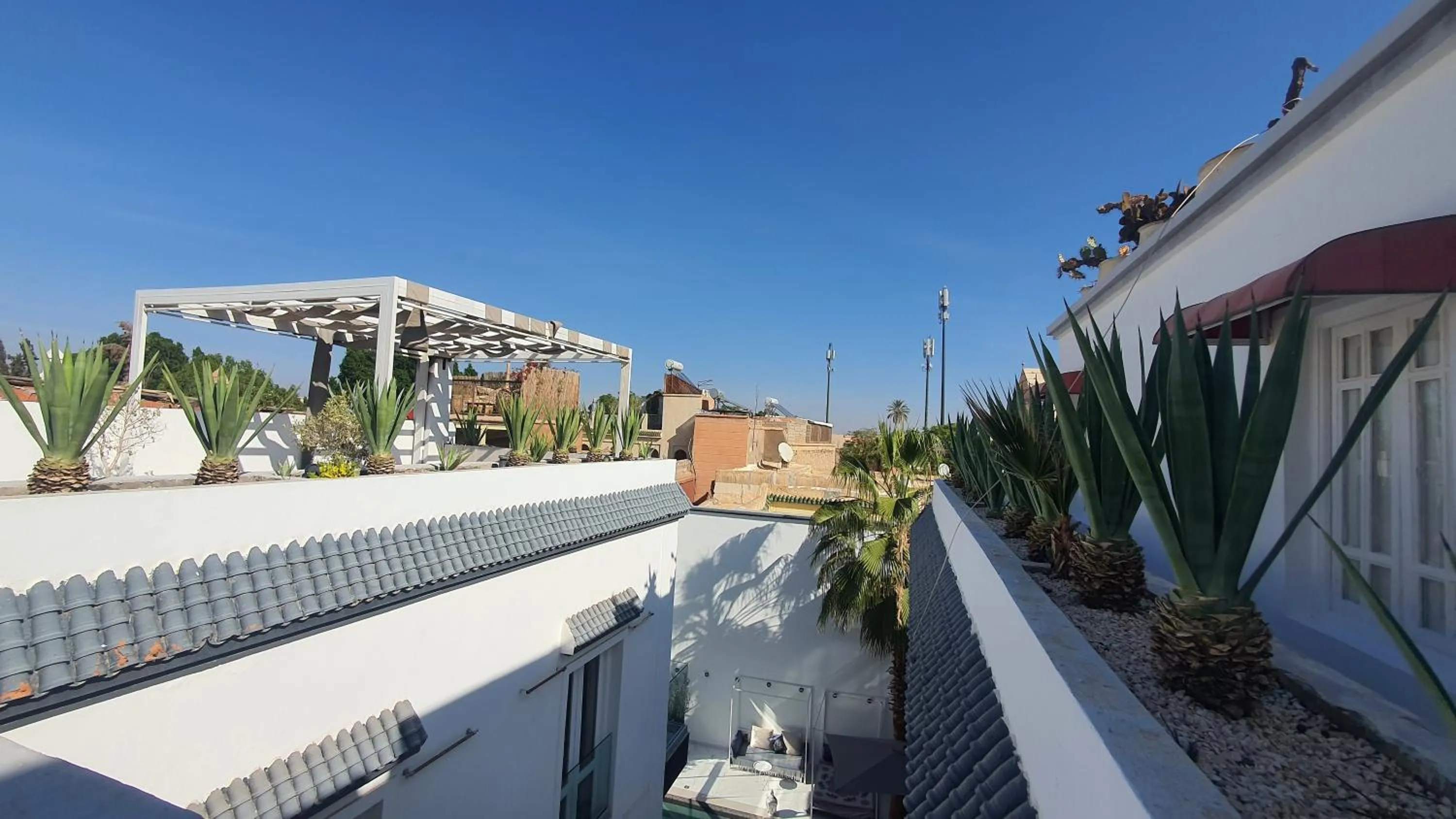 Patio in Riad VIP Bed & Breakfast