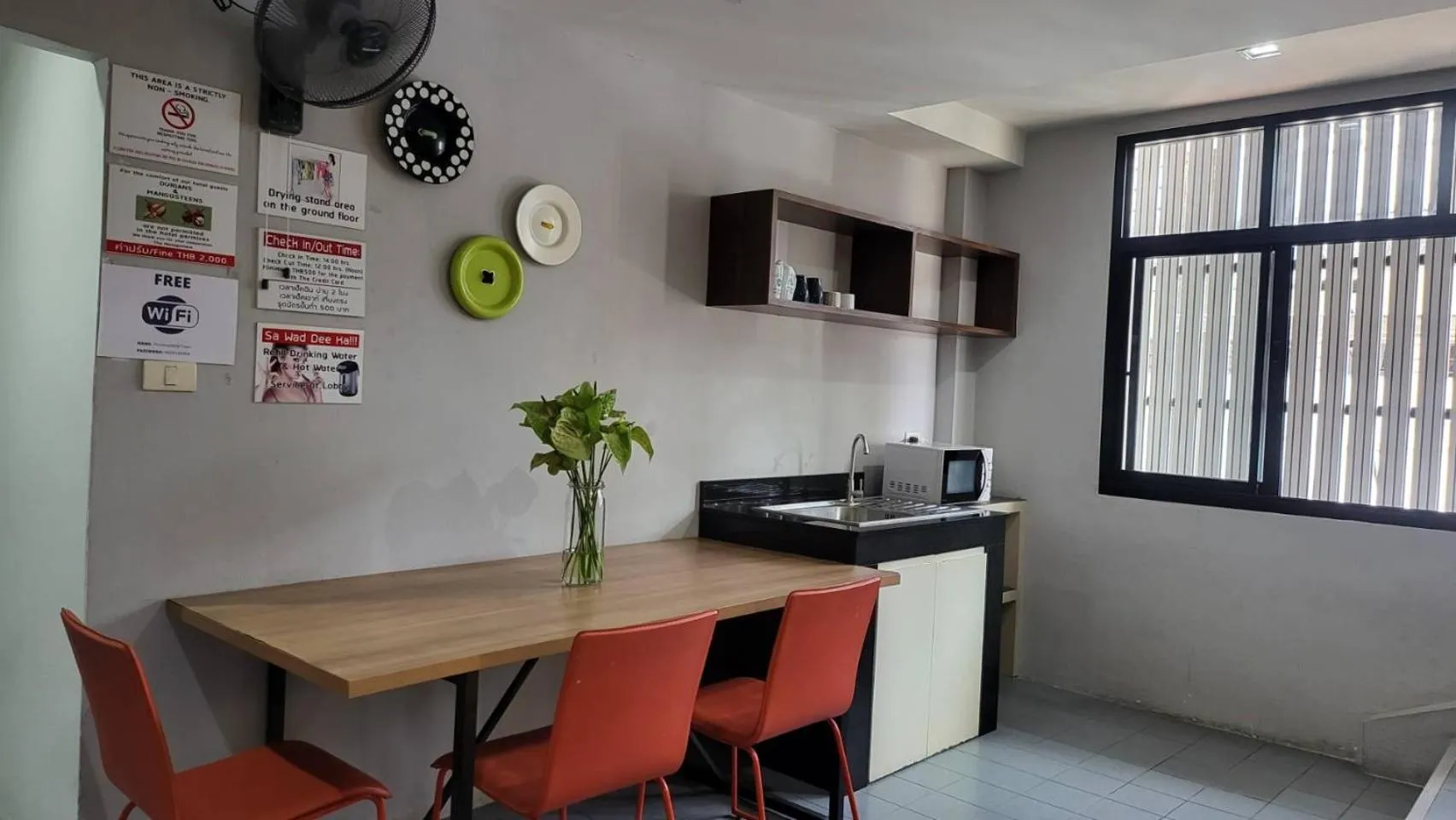 Dining area in Terminal58hostel@town
