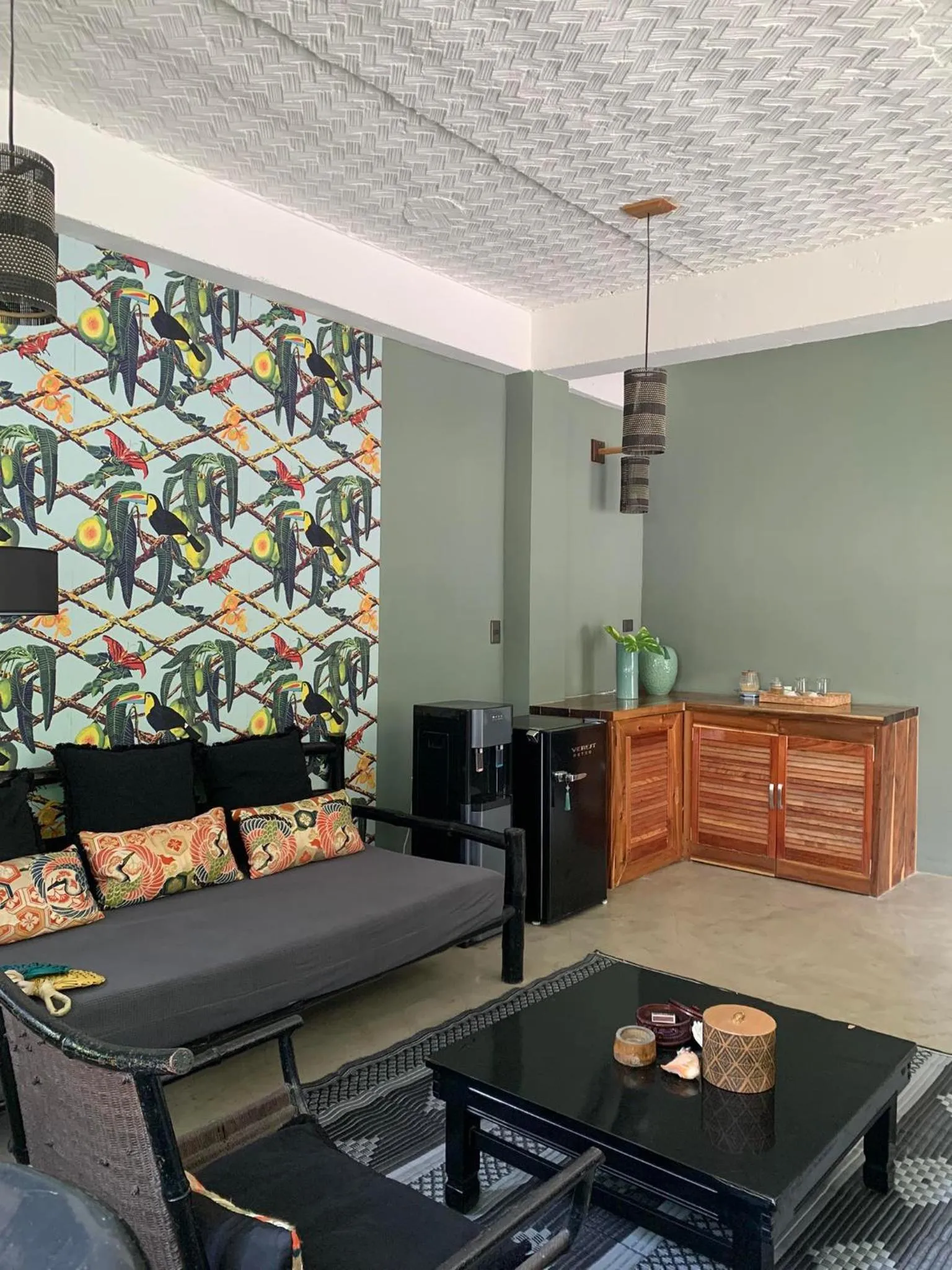 Living room in La Plage Hotel