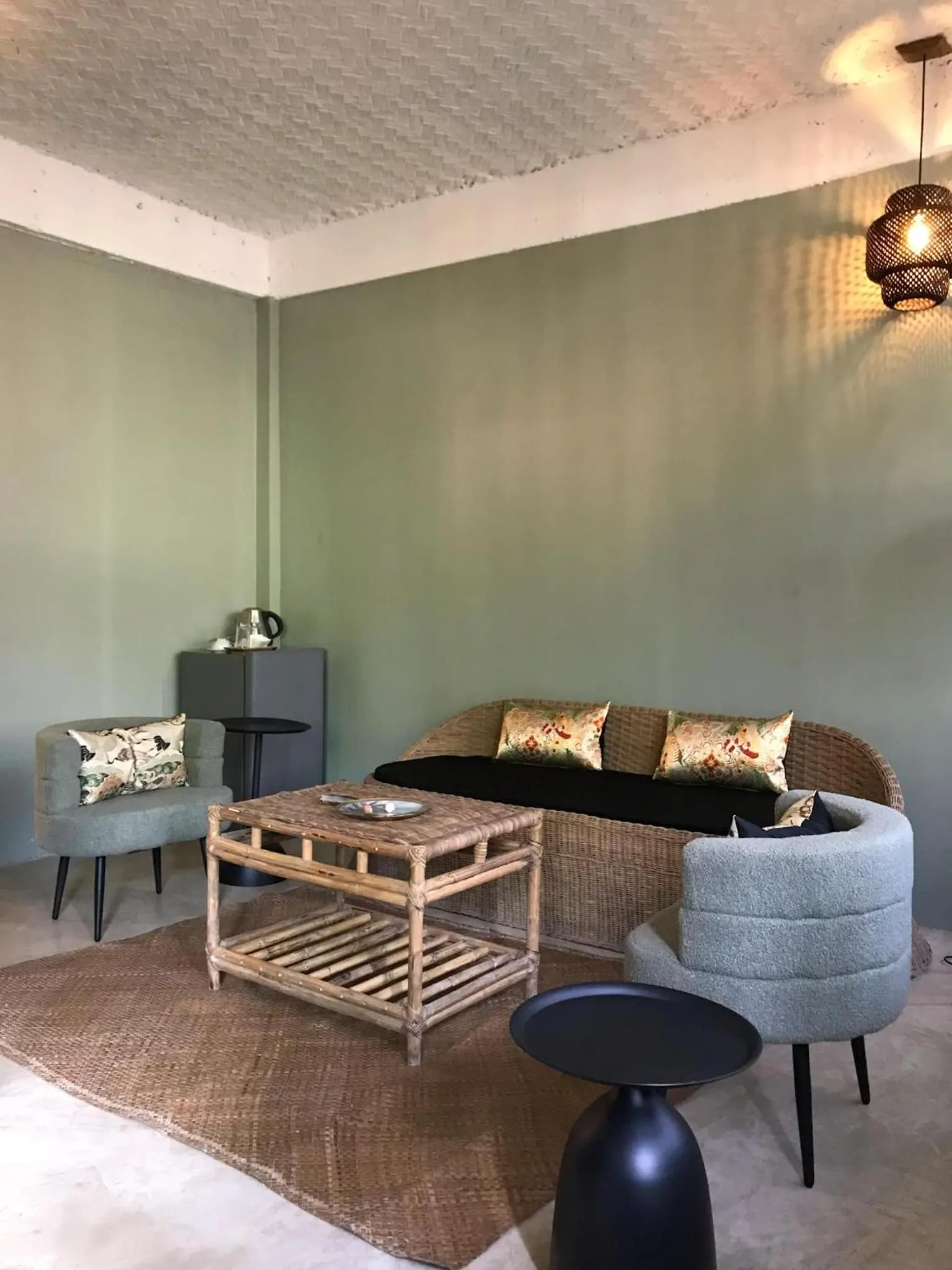 Living room in La Plage Hotel