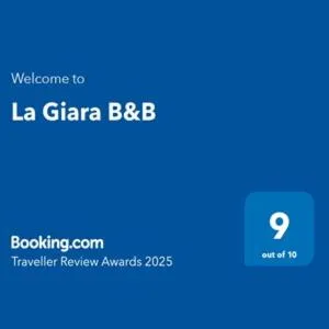 Certificate/Award in La Giara B&B