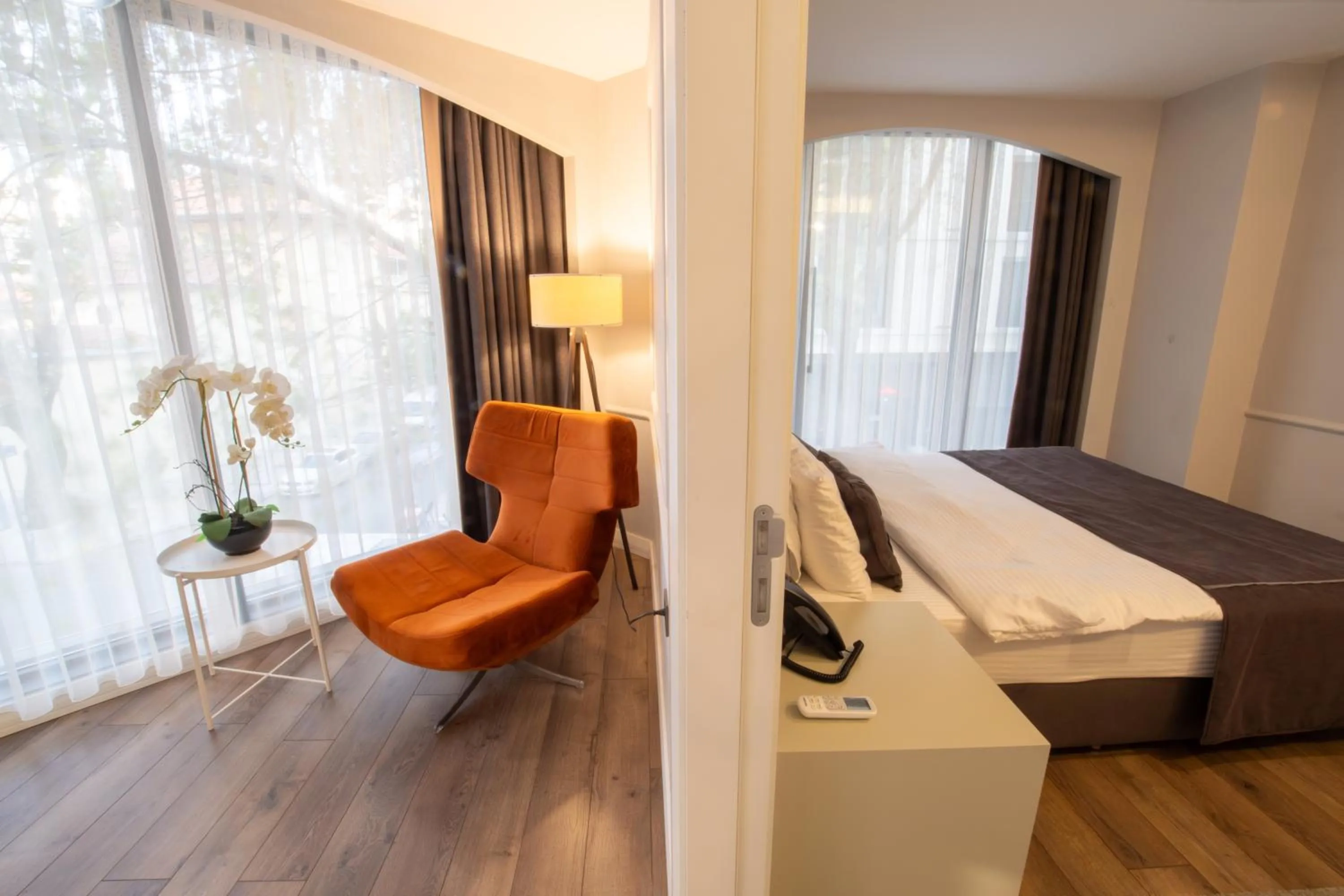 Bed in MYWAY DELUXE Alsancak